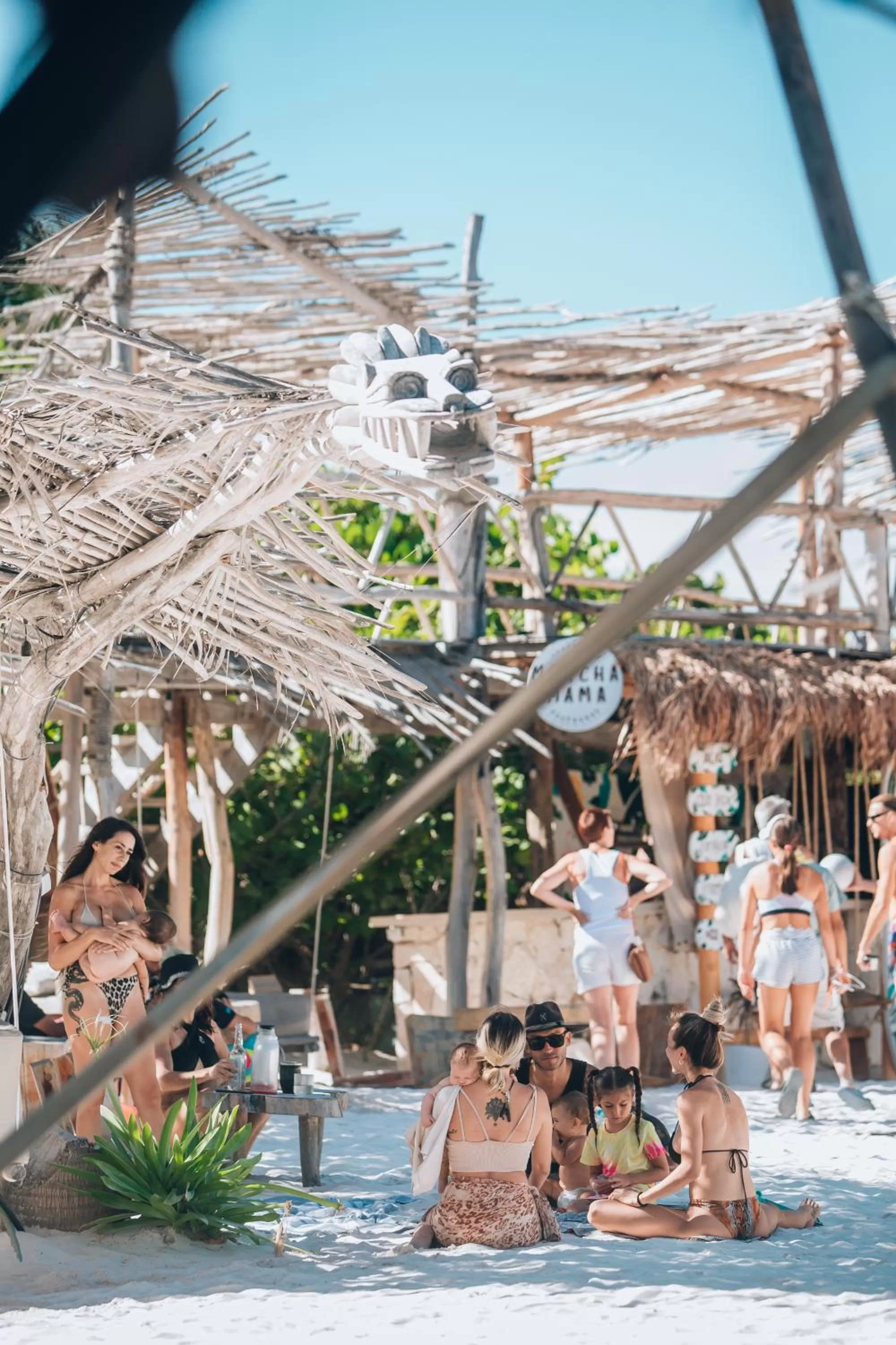 Beach in Ikal Tulum Hotel