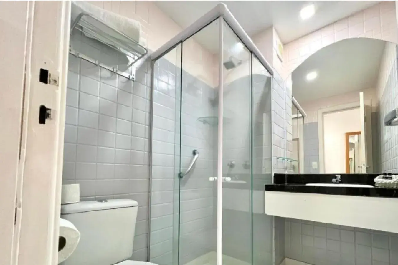 Shower, Bathroom in Hotel Ponta Negra Beach Natal