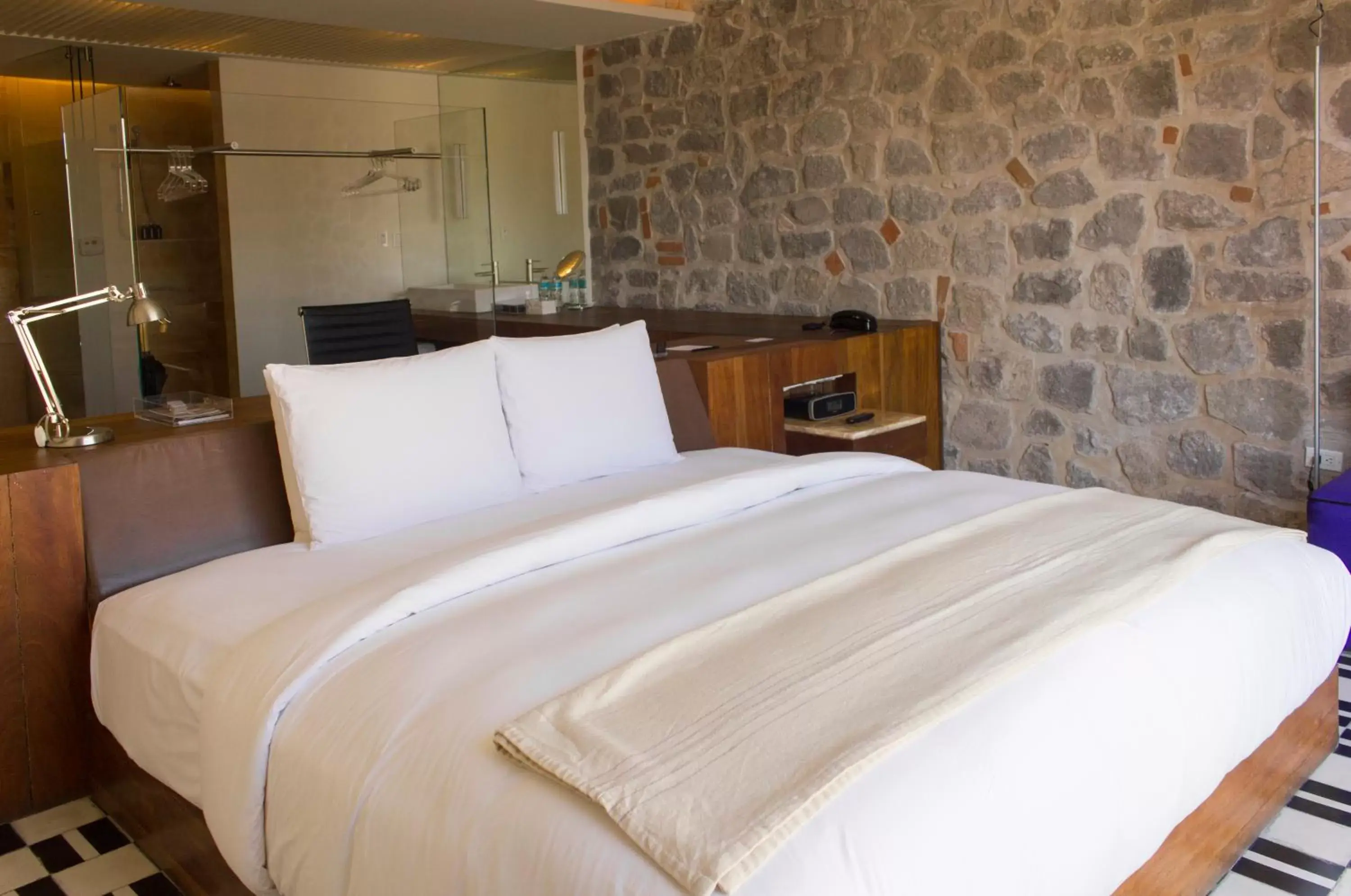 Bed in La Purificadora, Puebla, a Member of Design Hotels