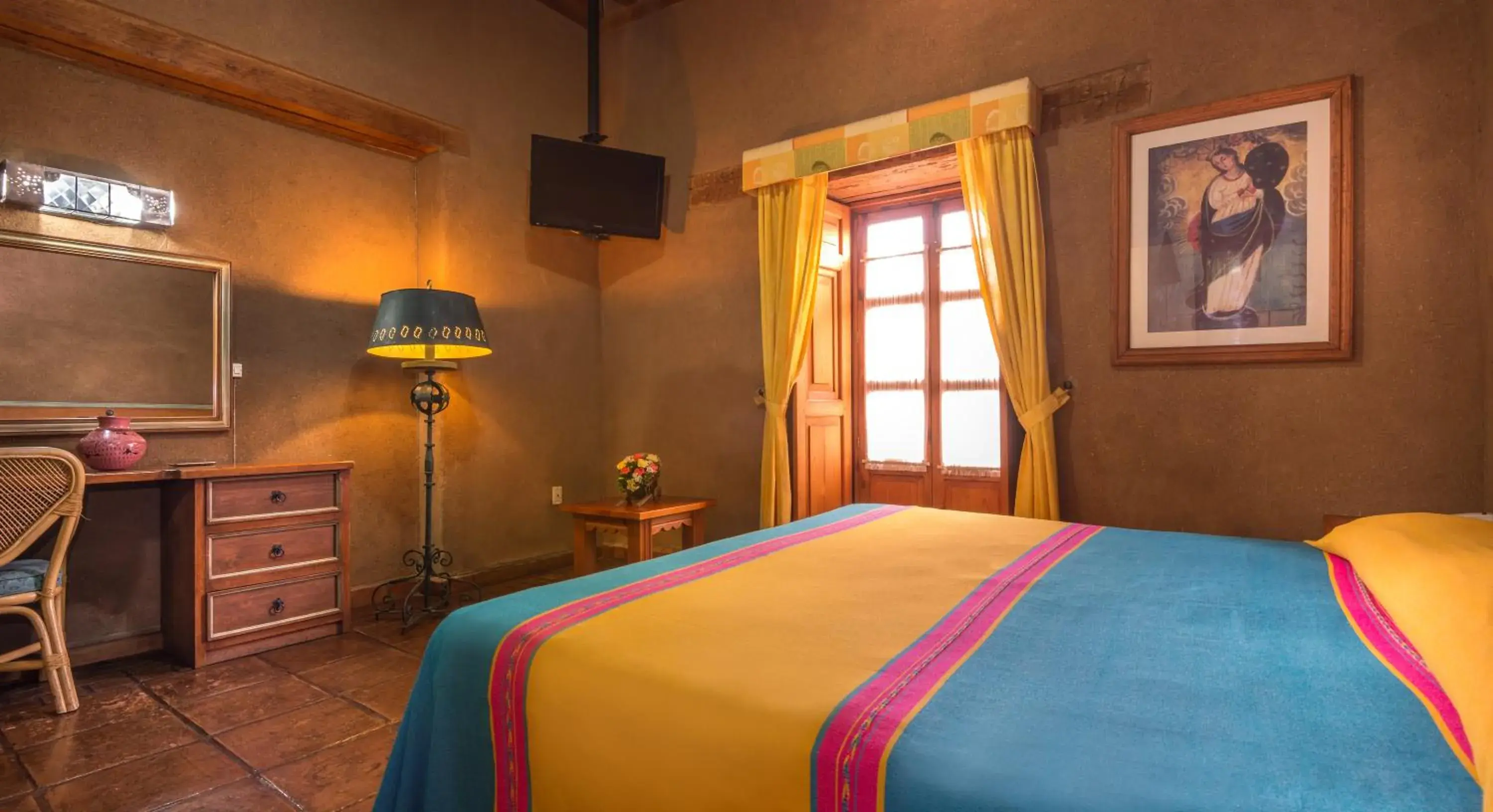 Bedroom, Bed in Hotel Casa del Refugio