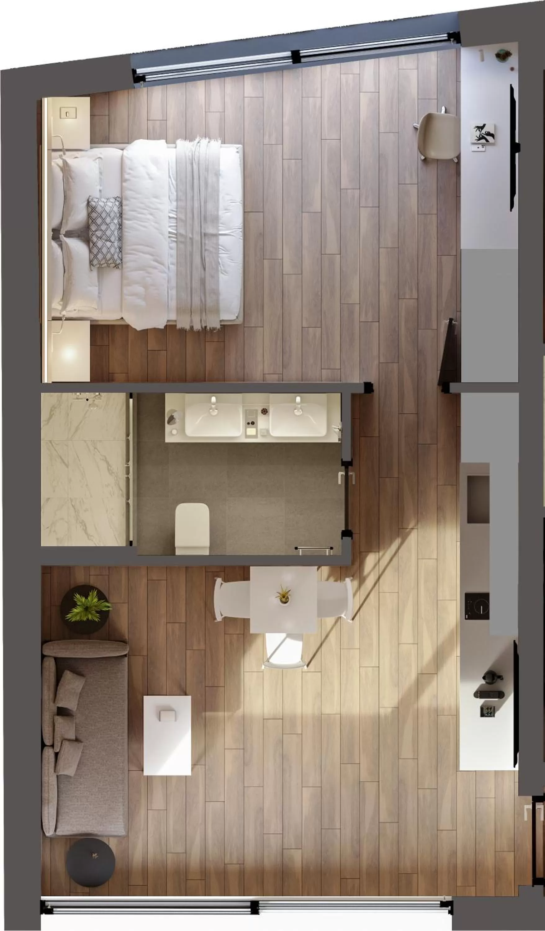 Floor plan in Athens Hill Luxury Apartments