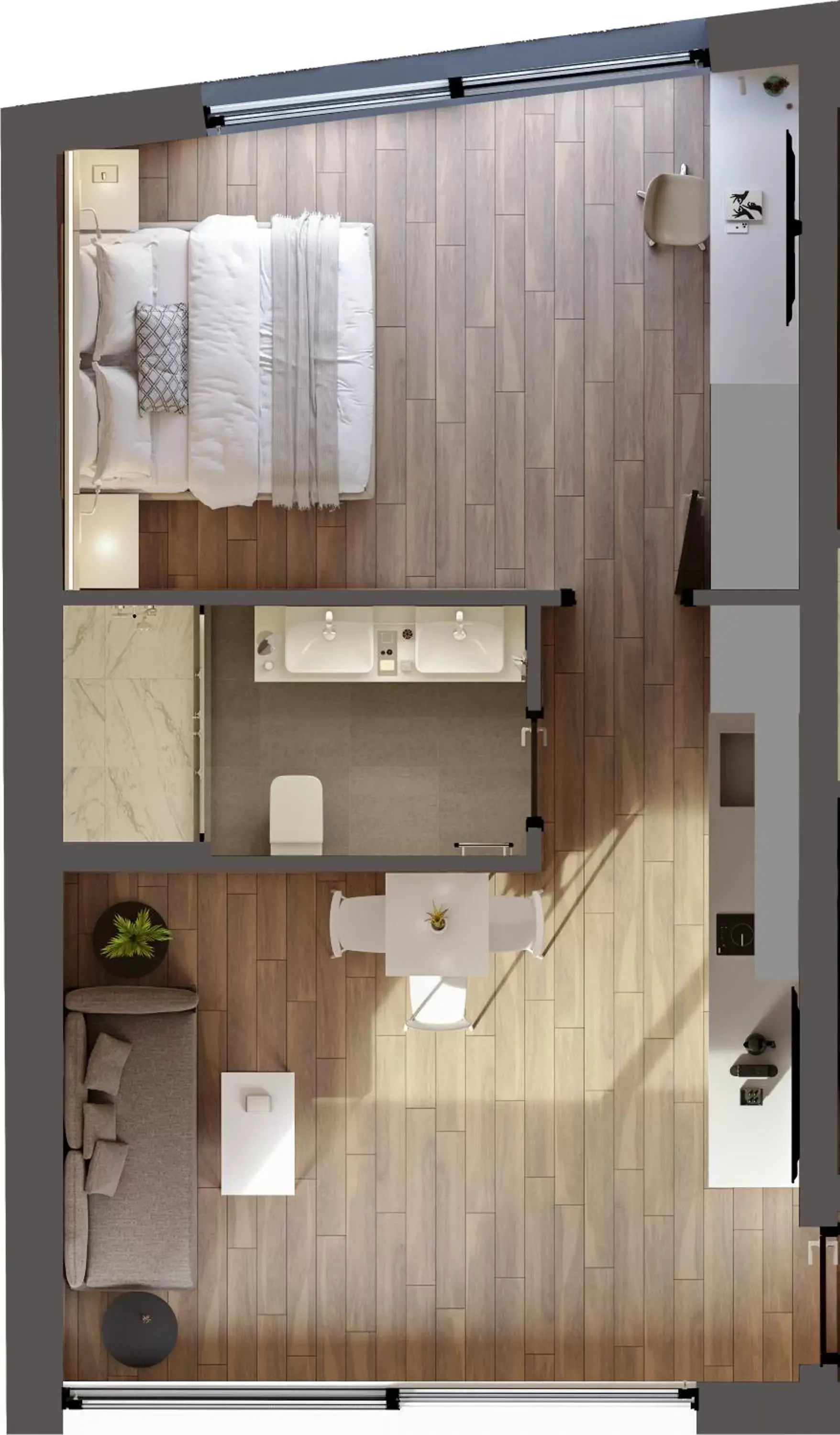 Floor Plan in Athens Hill Luxury Apartments