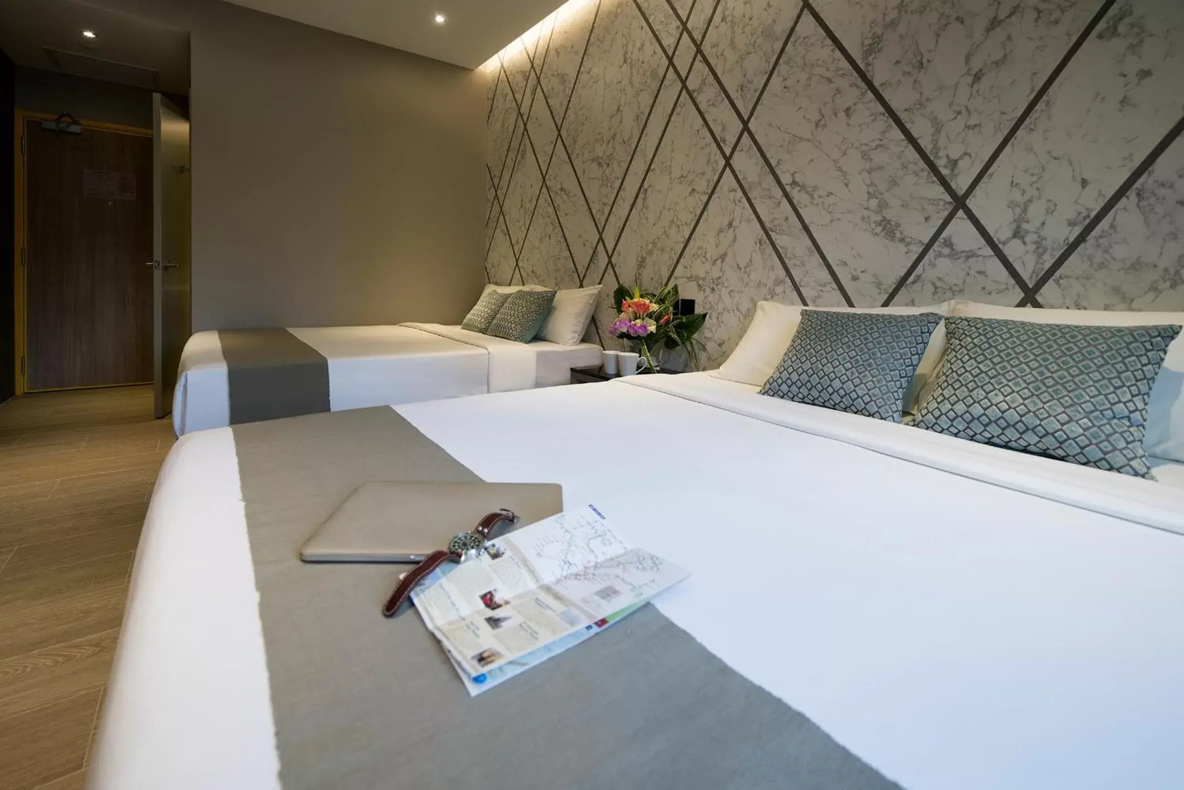 Bedroom, Bed in Hotel Mi Bencoolen Bedroom, Bed in Hotel Mi Bencoolen