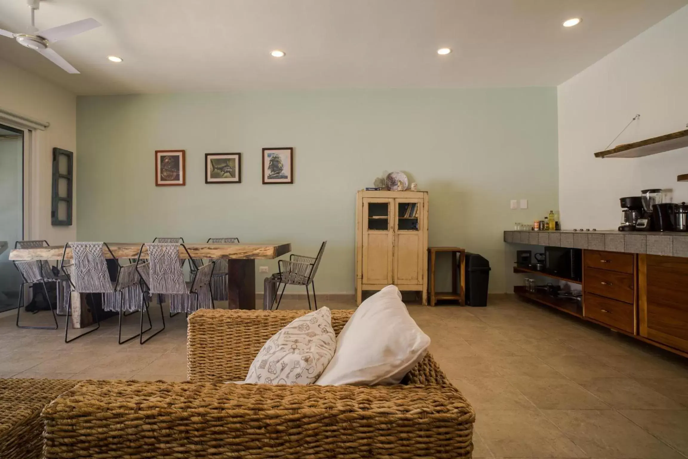 Living room, Restaurant/Places to Eat in Caliza Tulum Hotel