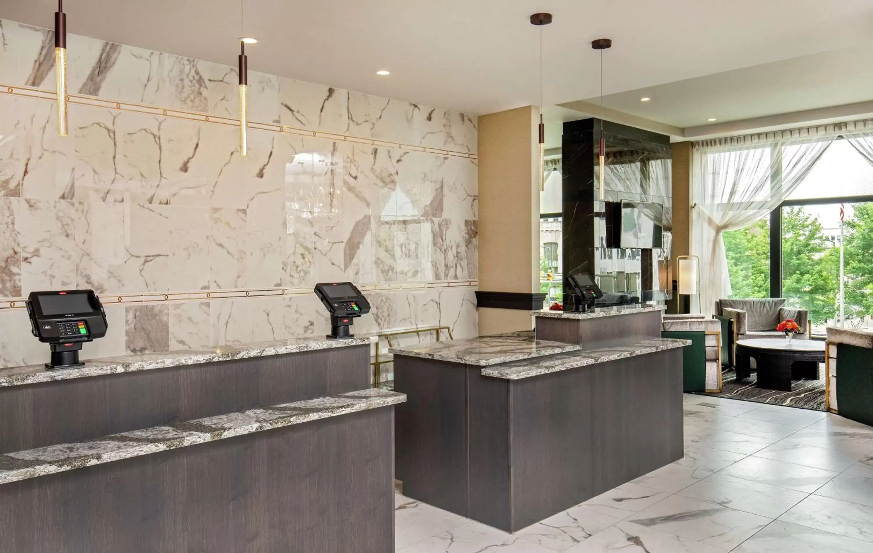 Lobby or reception, Lobby/Reception in Doubletree By Hilton Youngstown Downtown
