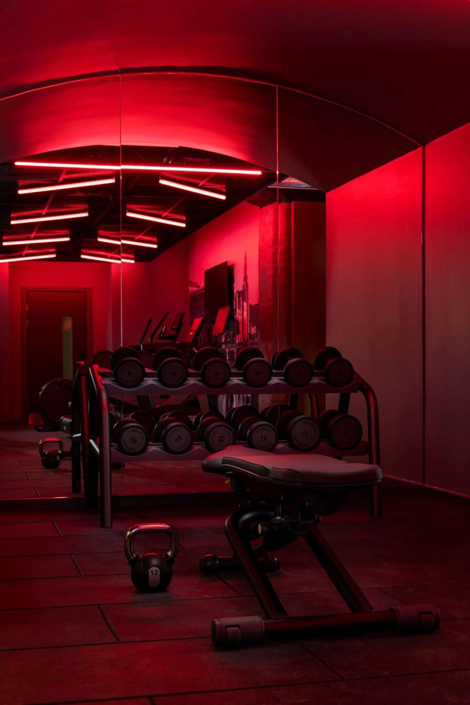 Fitness centre/facilities in Radisson RED Hotel, Liverpool