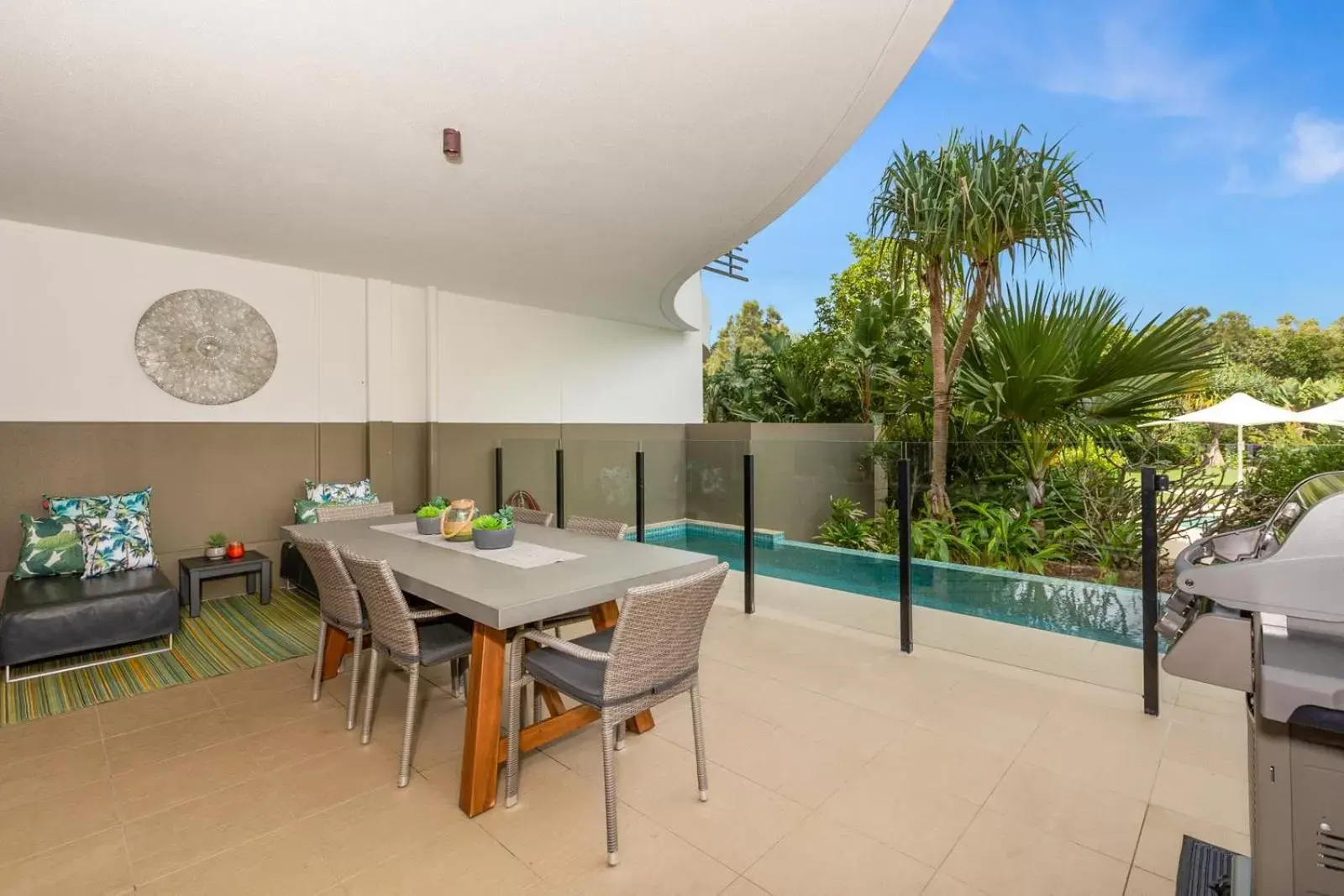 Balcony/Terrace in Cotton Beach Resort - Tweed Coast Holidays ®