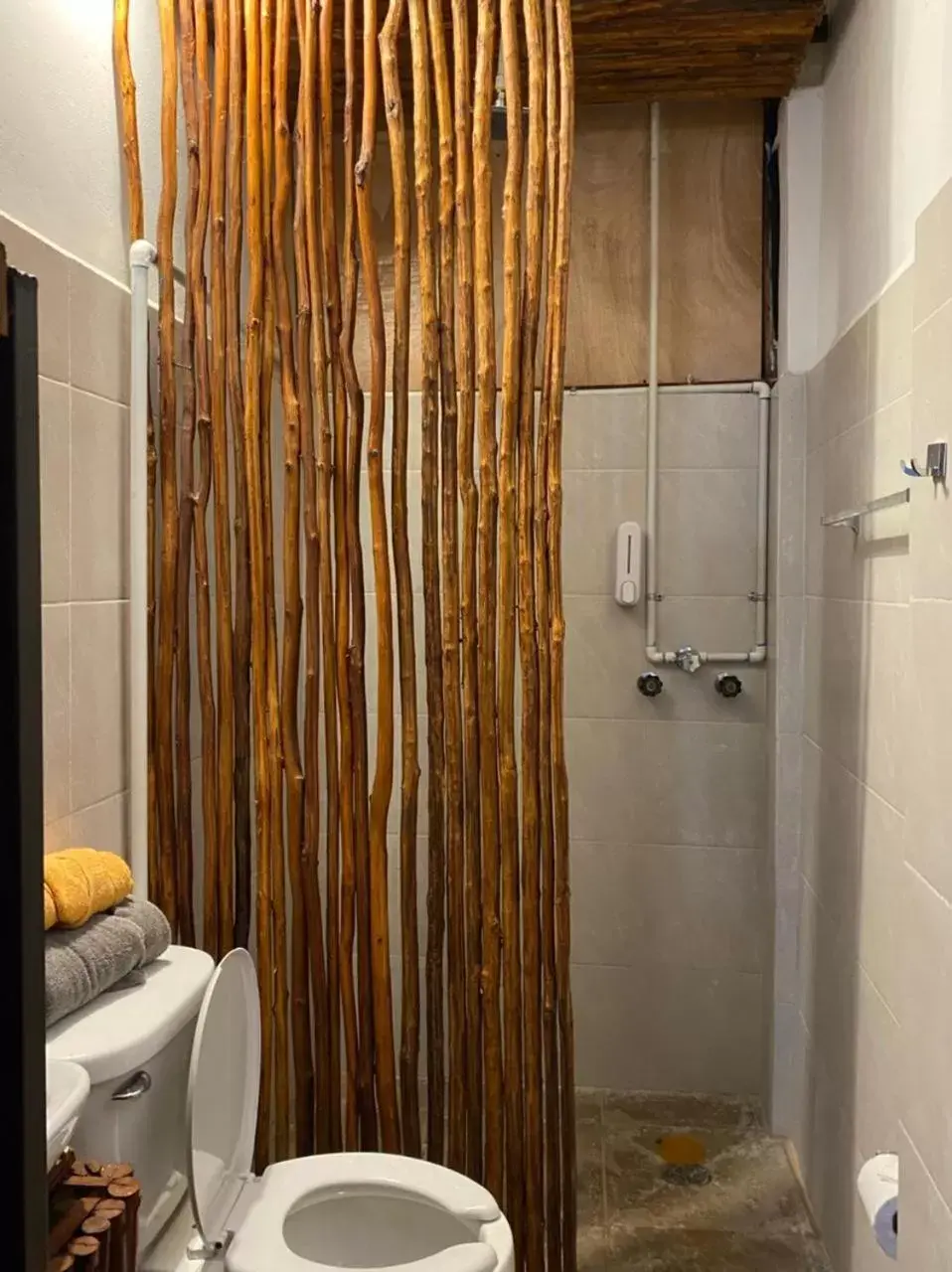 Shower, Bathroom in Hotel Casa de luz Playa del Carmen