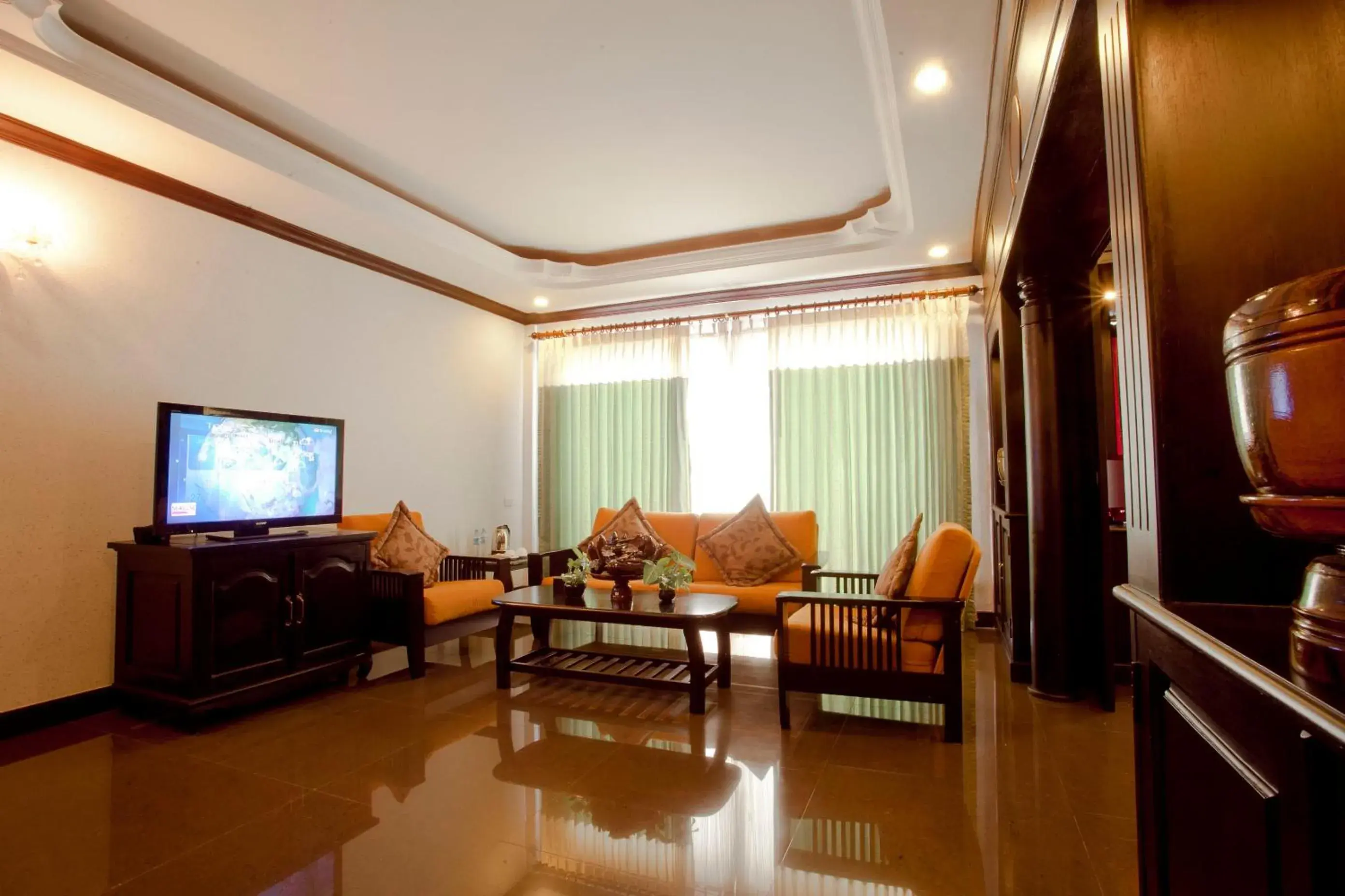 Communal lounge/ TV room, Seating Area in Lucky Angkor Hotel & Spa