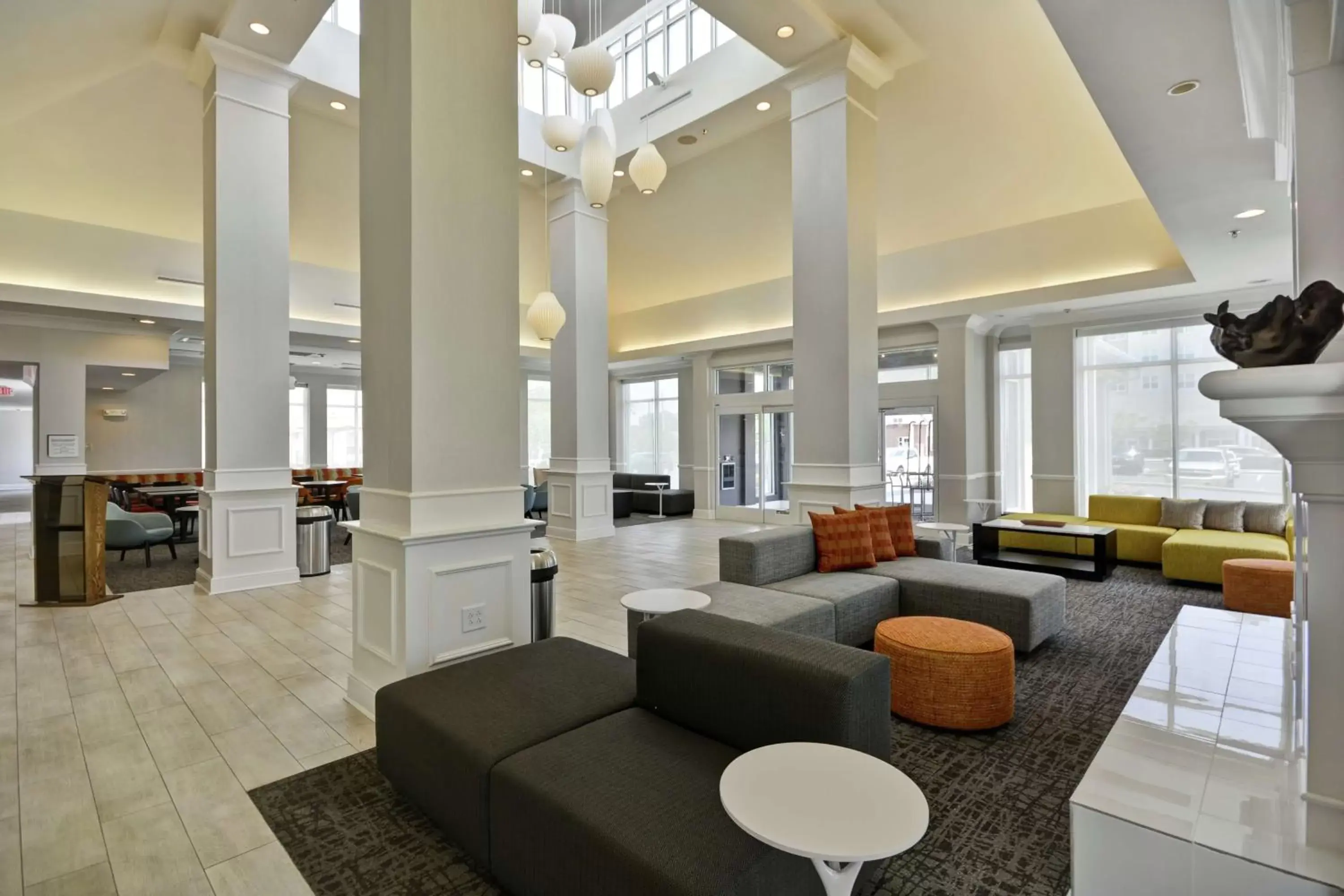 Lobby or reception, Lounge/Bar in Hilton Garden Inn Gulfport - Biloxi Airport