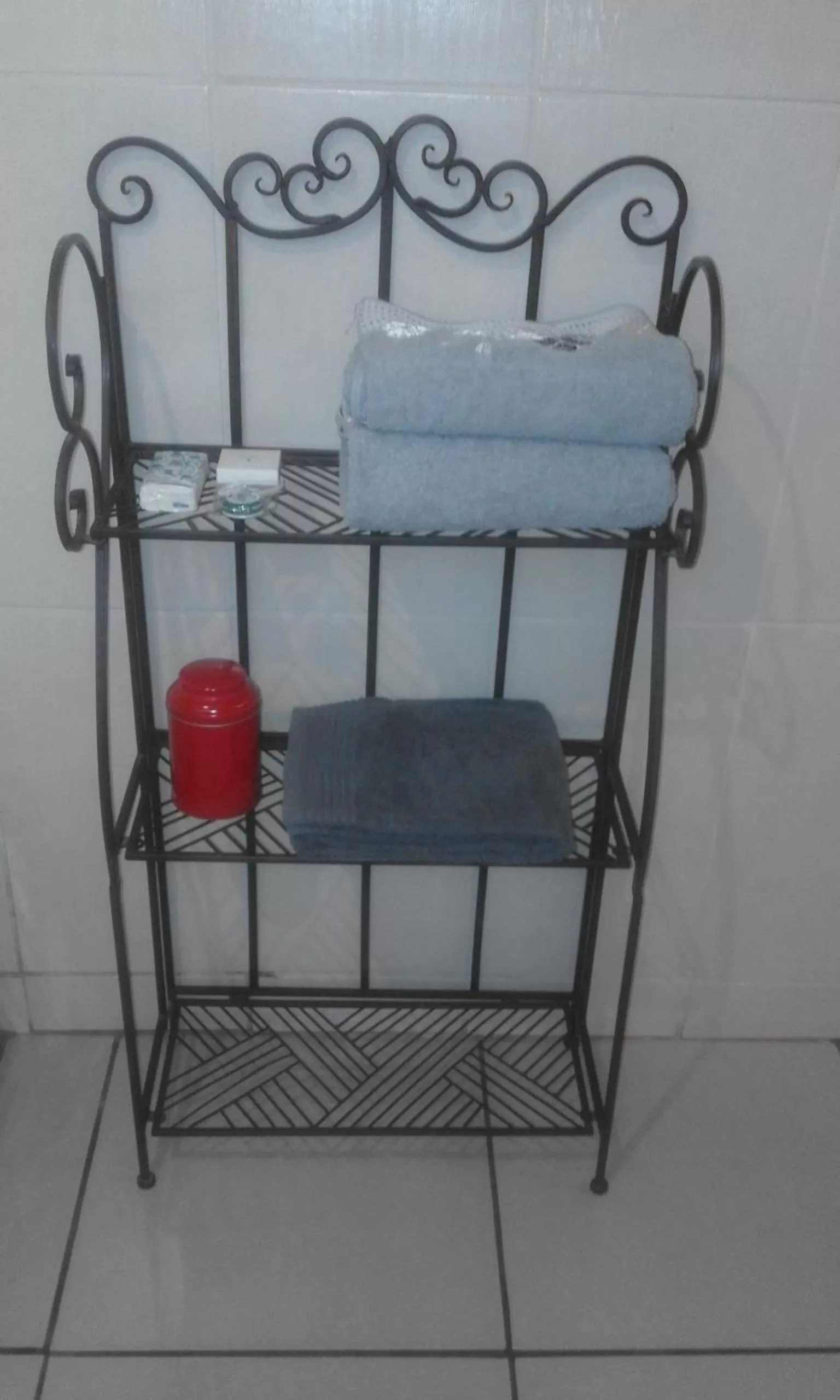 Bathroom, Bed in Poetry Guestrooms