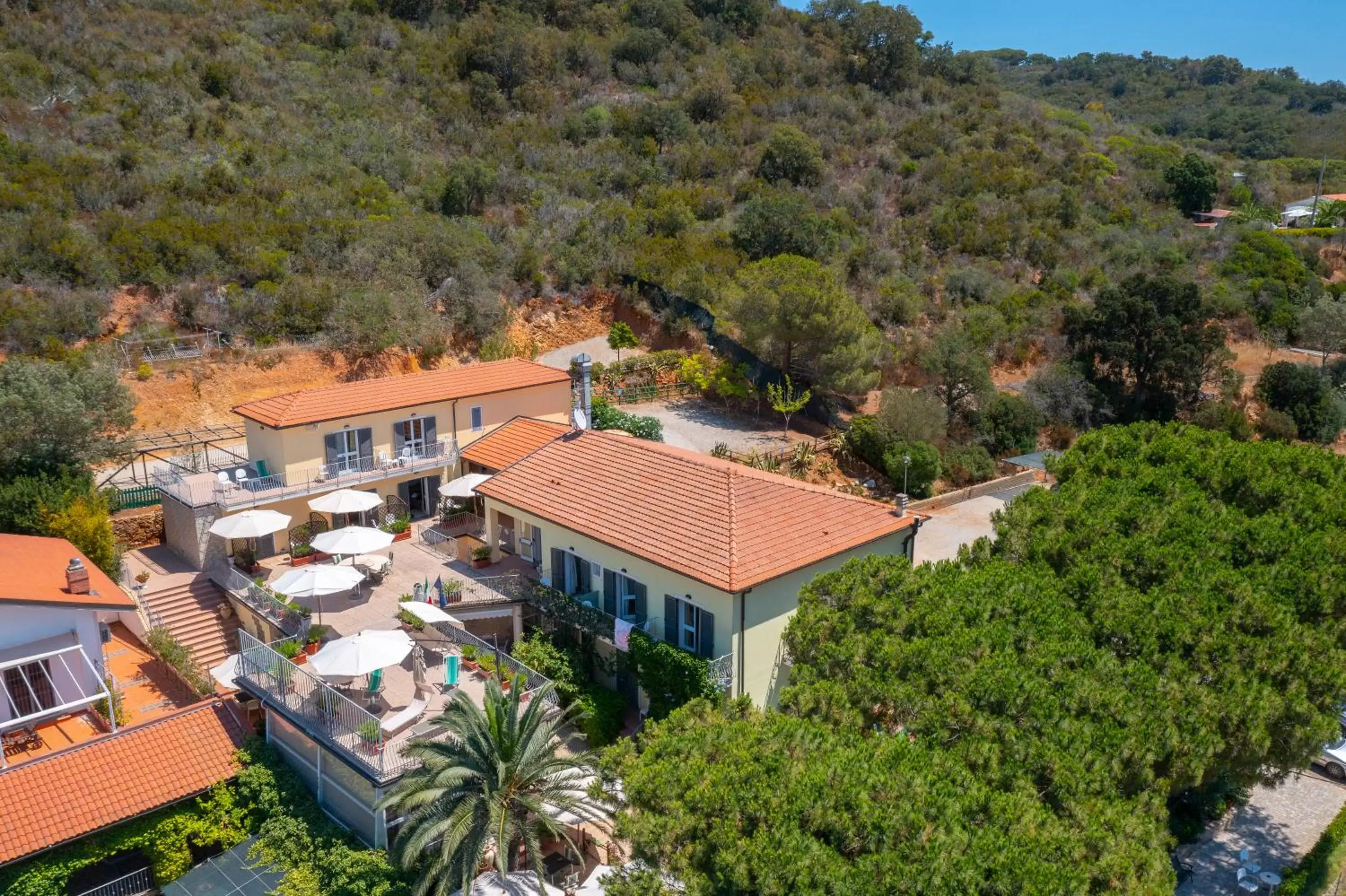 Bird's eye view, Bird's-eye View in Hotel Villa Wanda