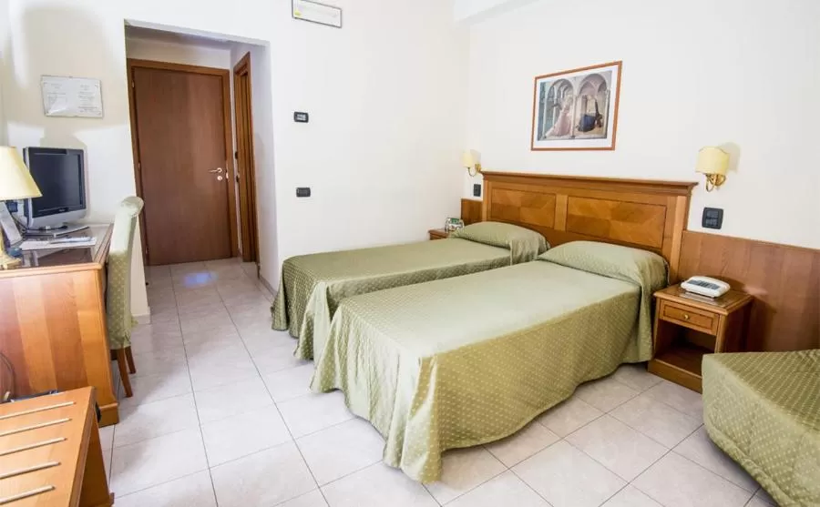 Bed in Grand Hotel Victoria