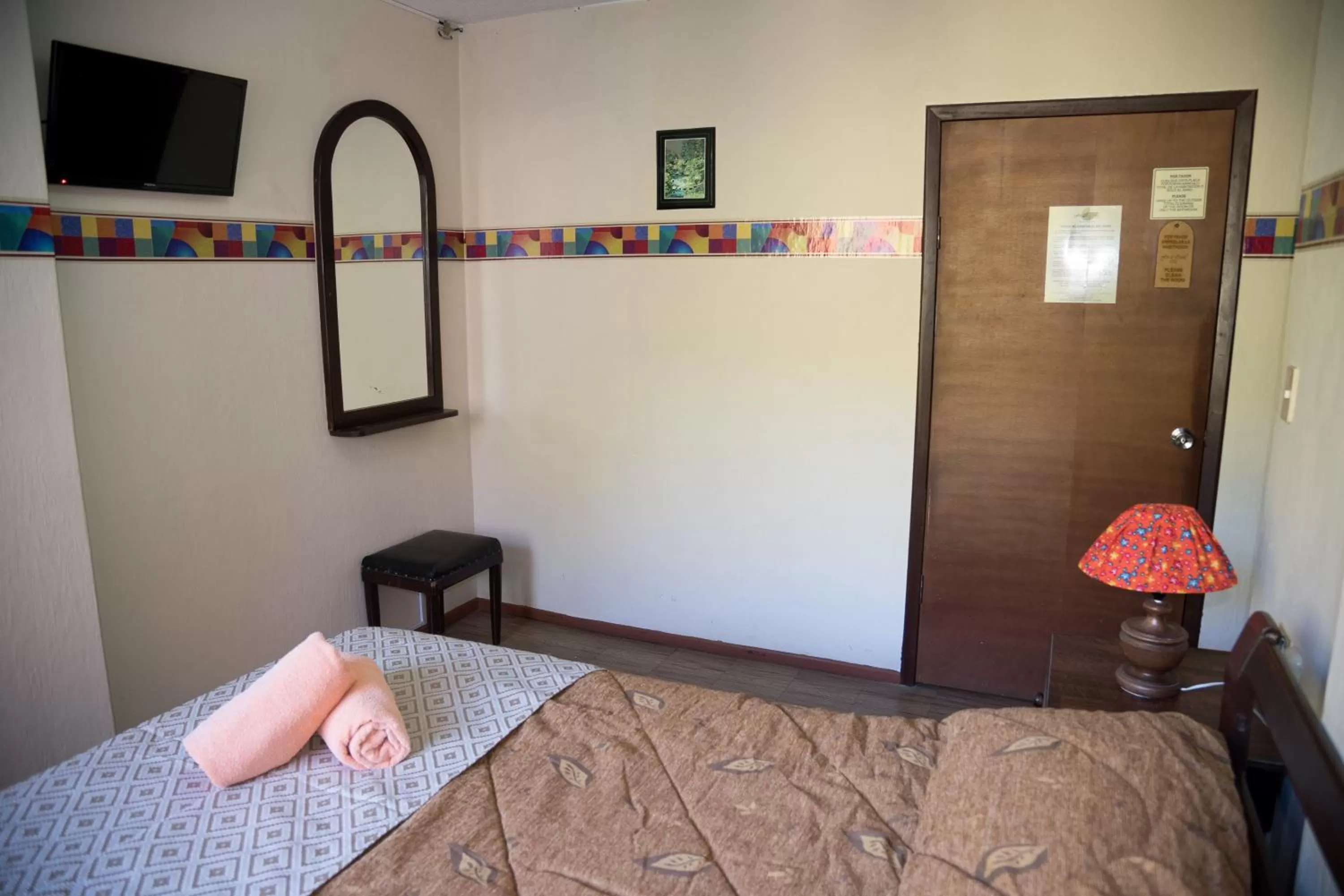 Bed in Hotel Flor de Oriente