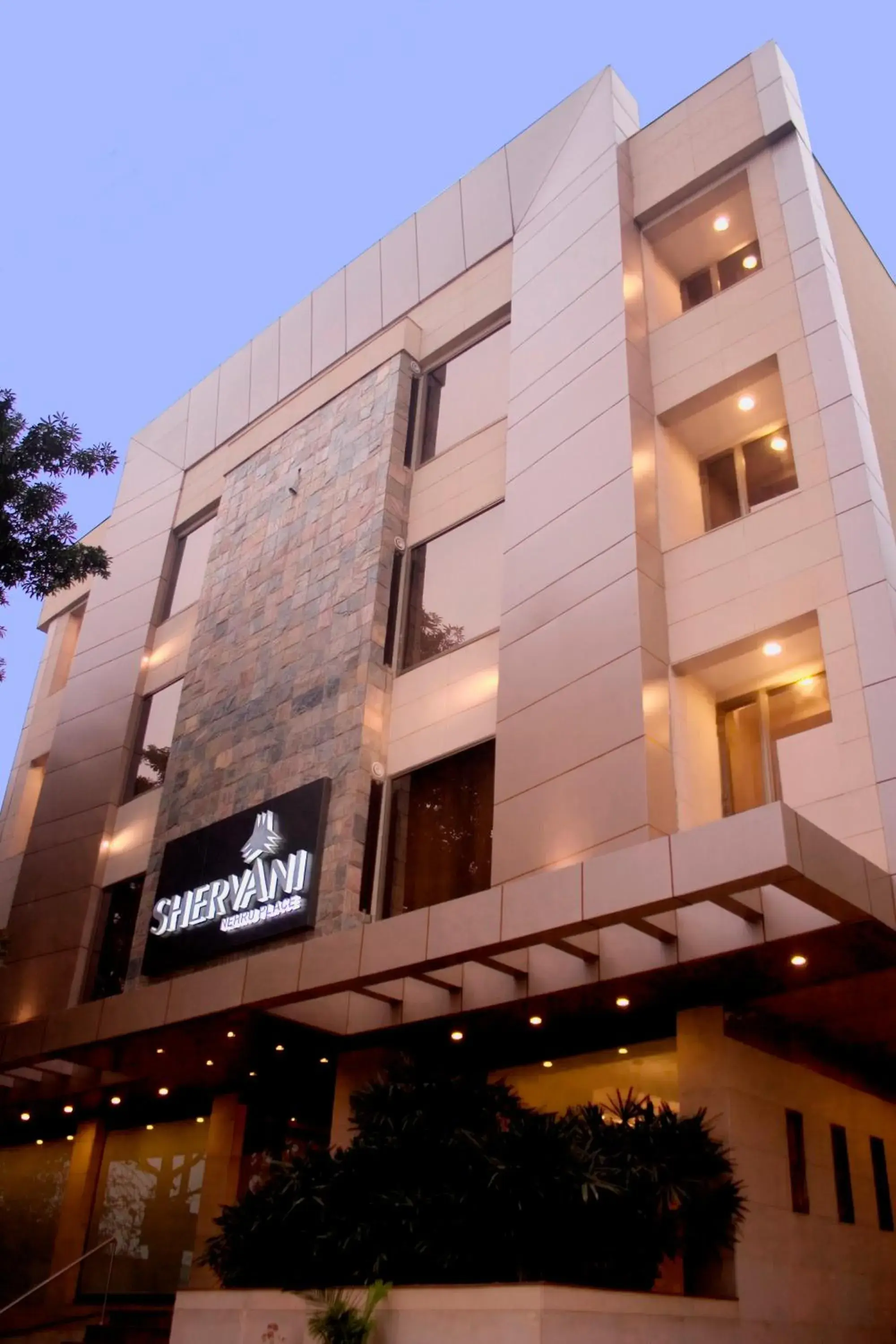 Facade/entrance, Property Building in Shervani Hotel Nehru Place