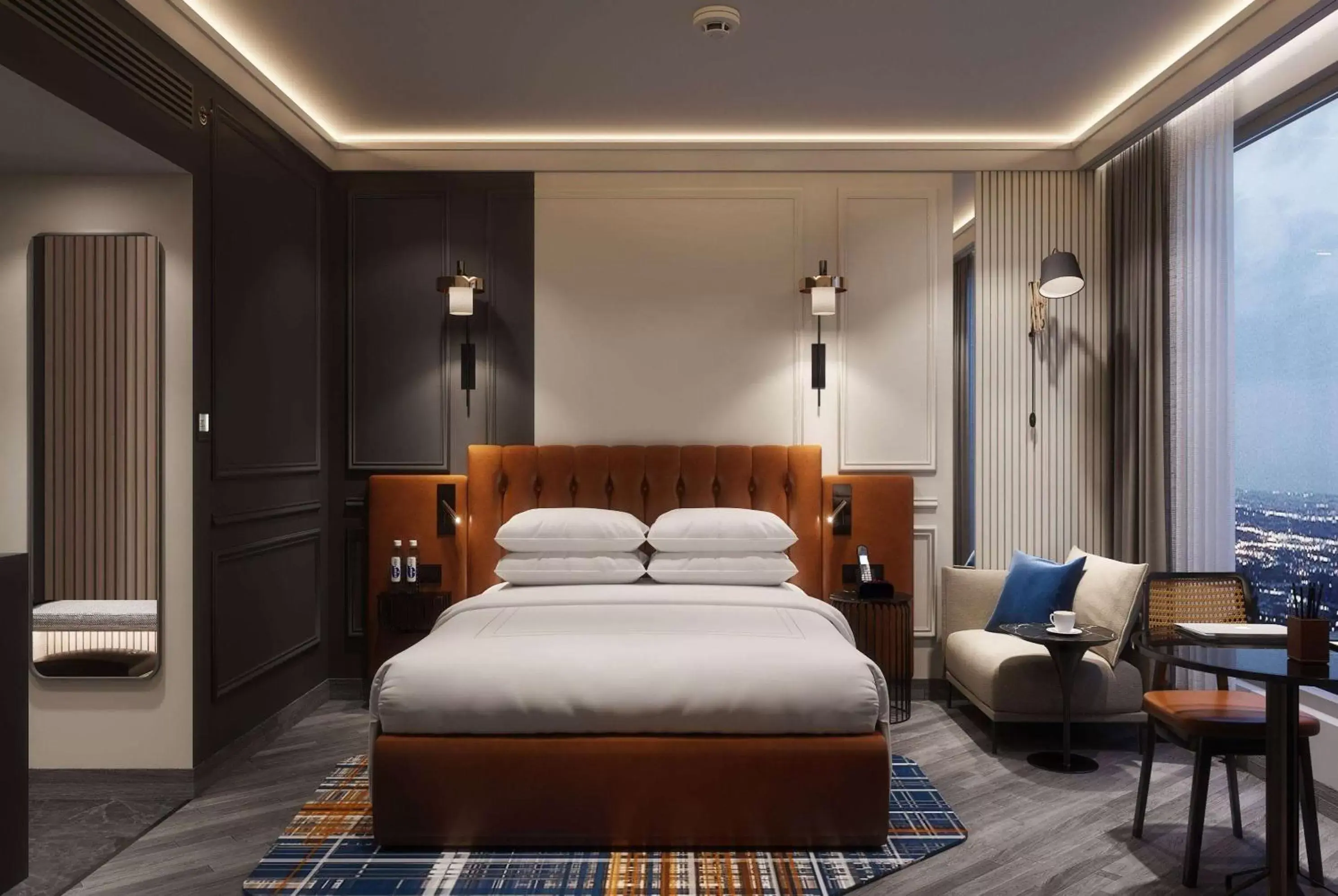 Photo of the whole room, Bed in Ramada Encore by Wyndham Indore Nipania Photo of the whole room, Bed in Ramada Encore by Wyndham Indore Nipania