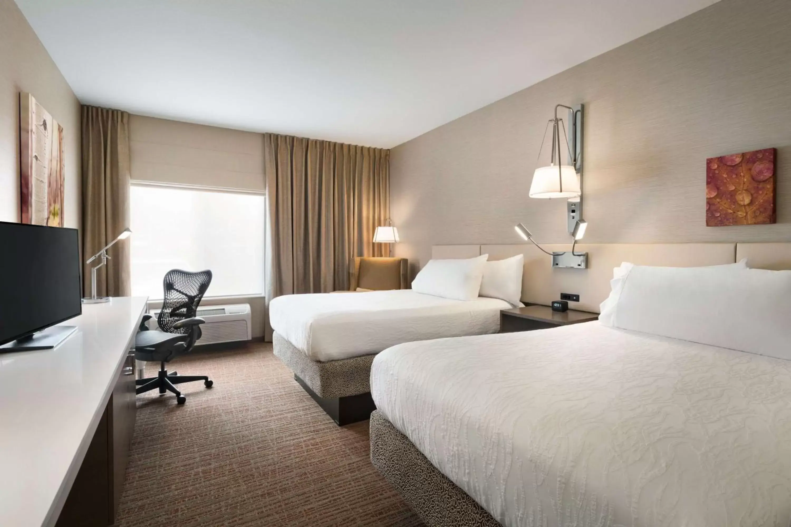 Bed in Hilton Garden Inn Flagstaff