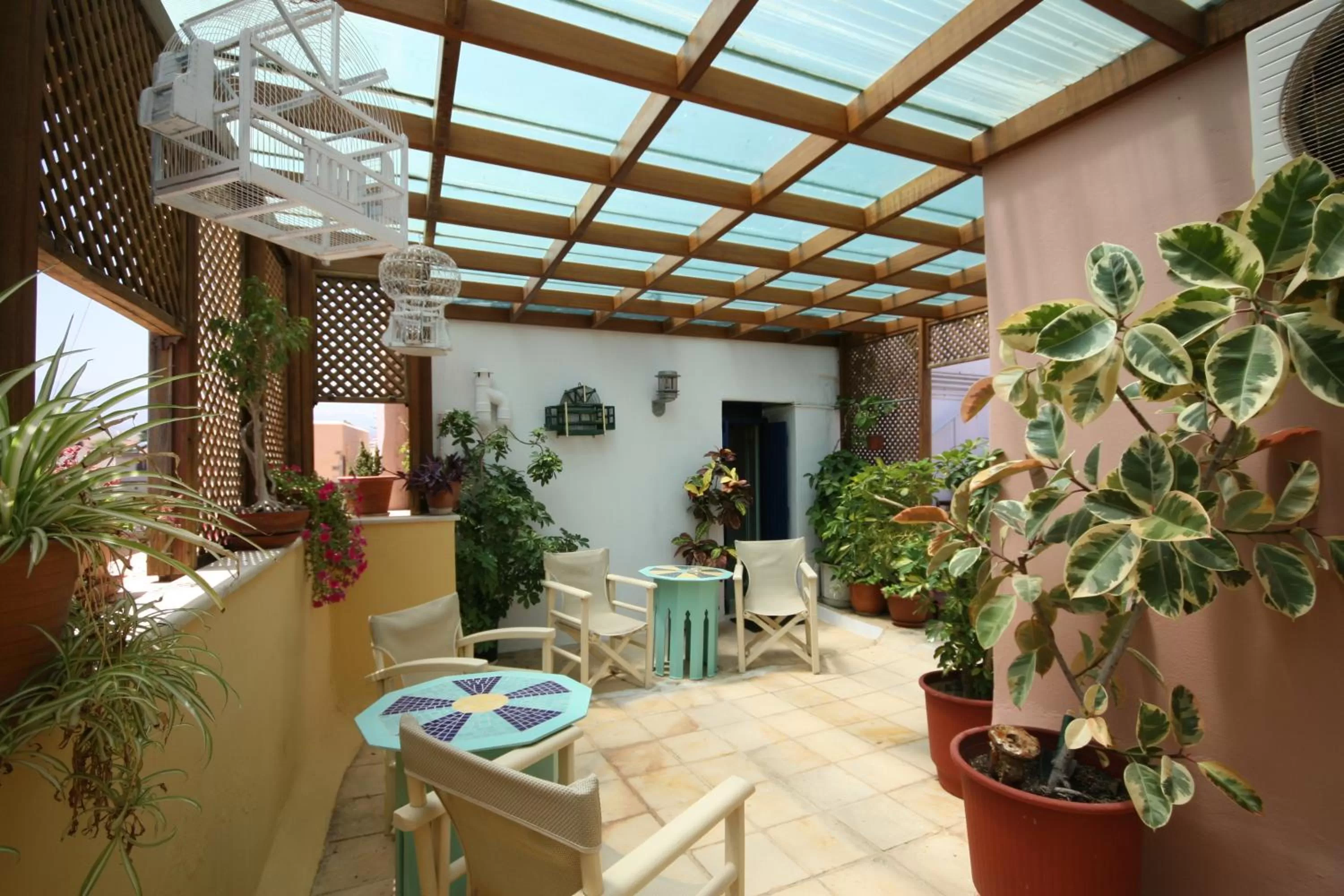 Decorative detail in Nostos Hotel