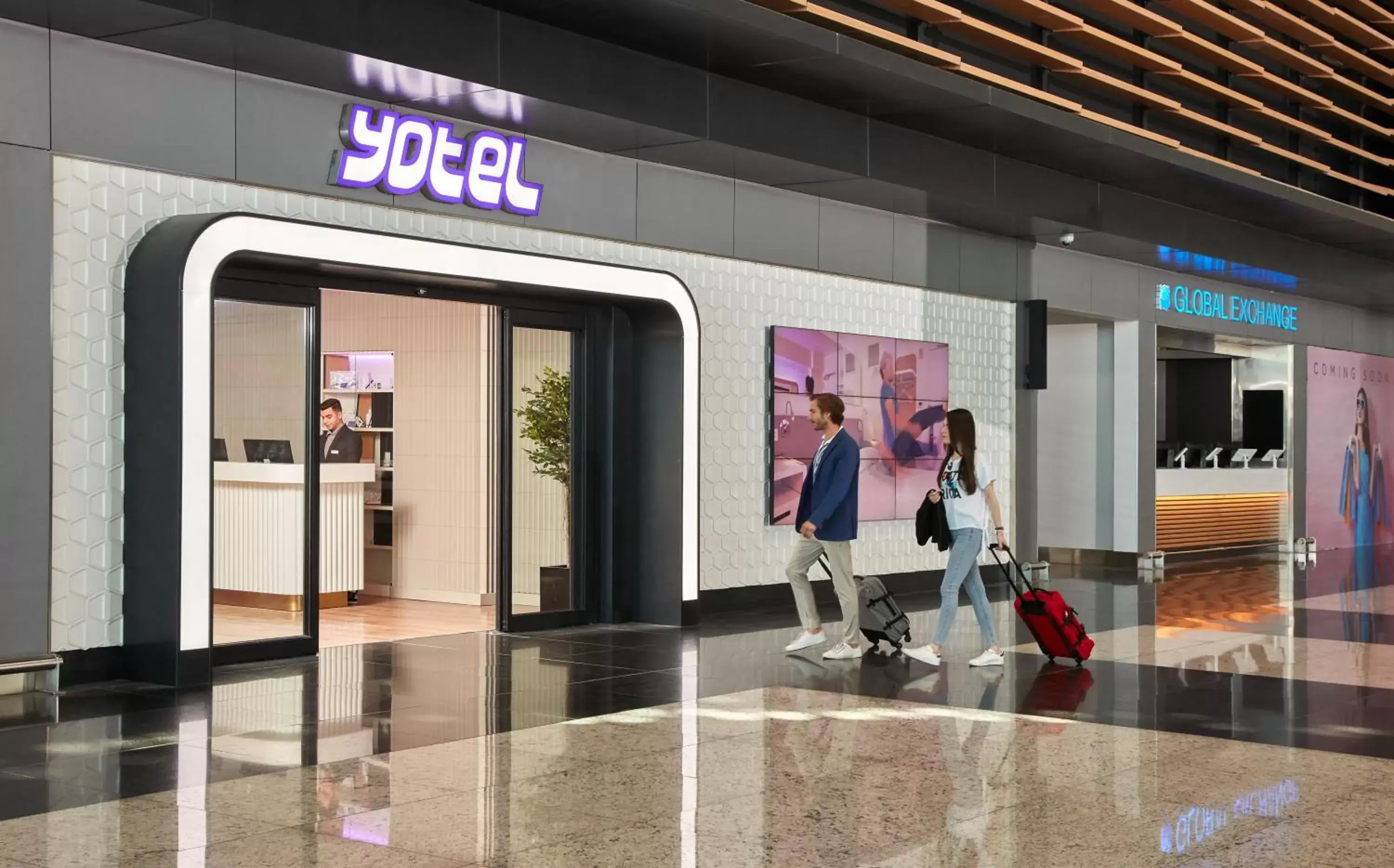 Facade/entrance in YOTEL Istanbul Airport, City Entrance
