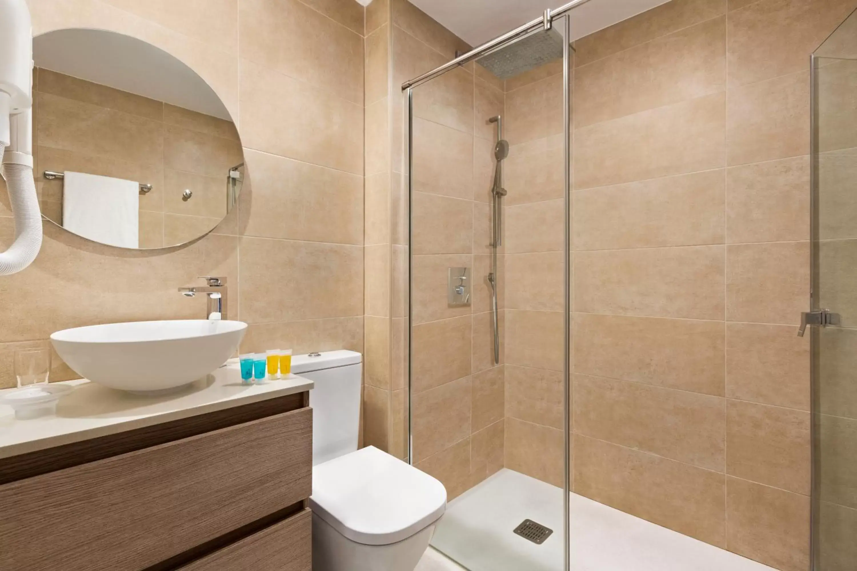 Shower, Bathroom in Ramada Hotel & Suites by Wyndham Costa del Sol