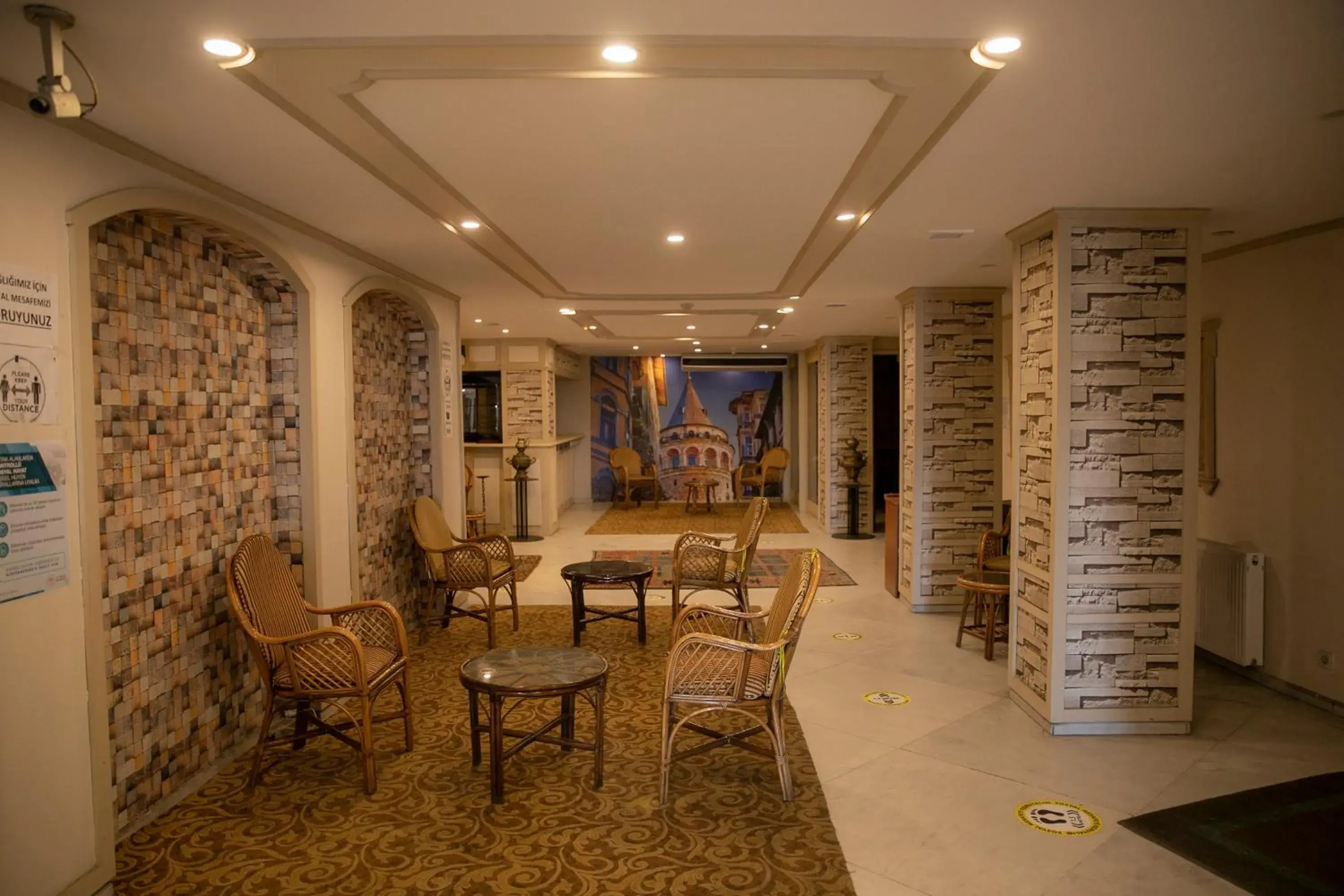 Lobby or reception in Hali Hotel