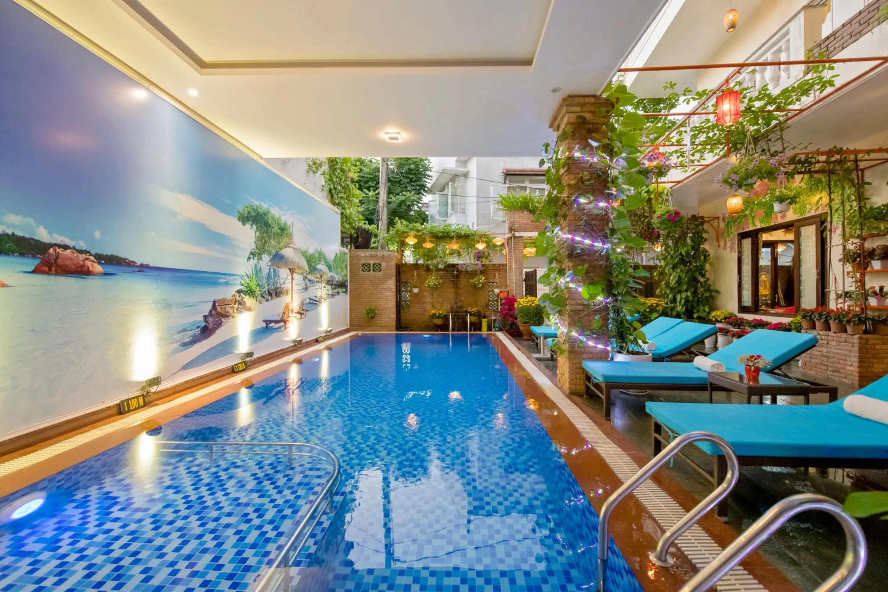 Swimming pool in Pham Gia Boutique Villa