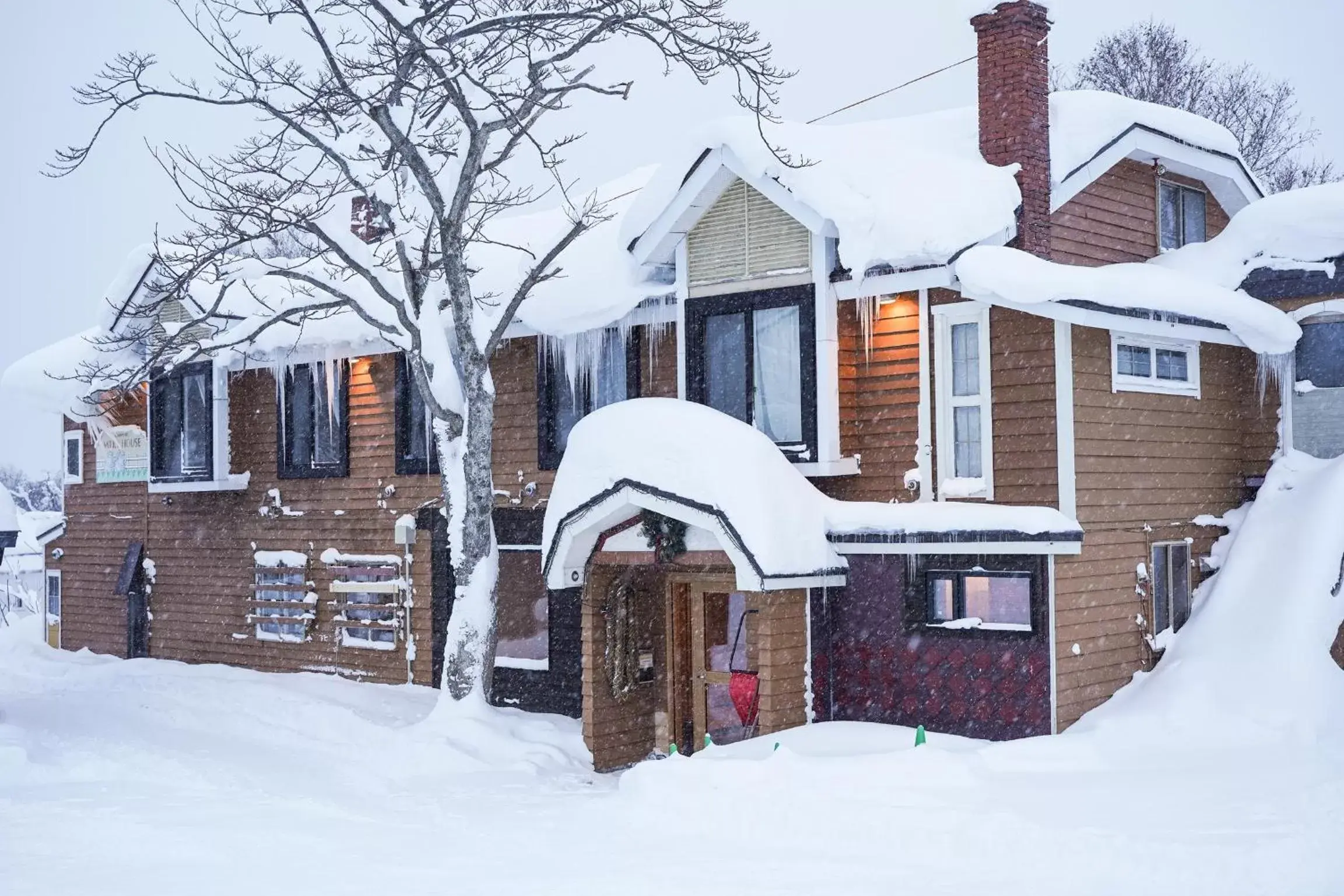 Property building, Winter in Country Inn Milky House