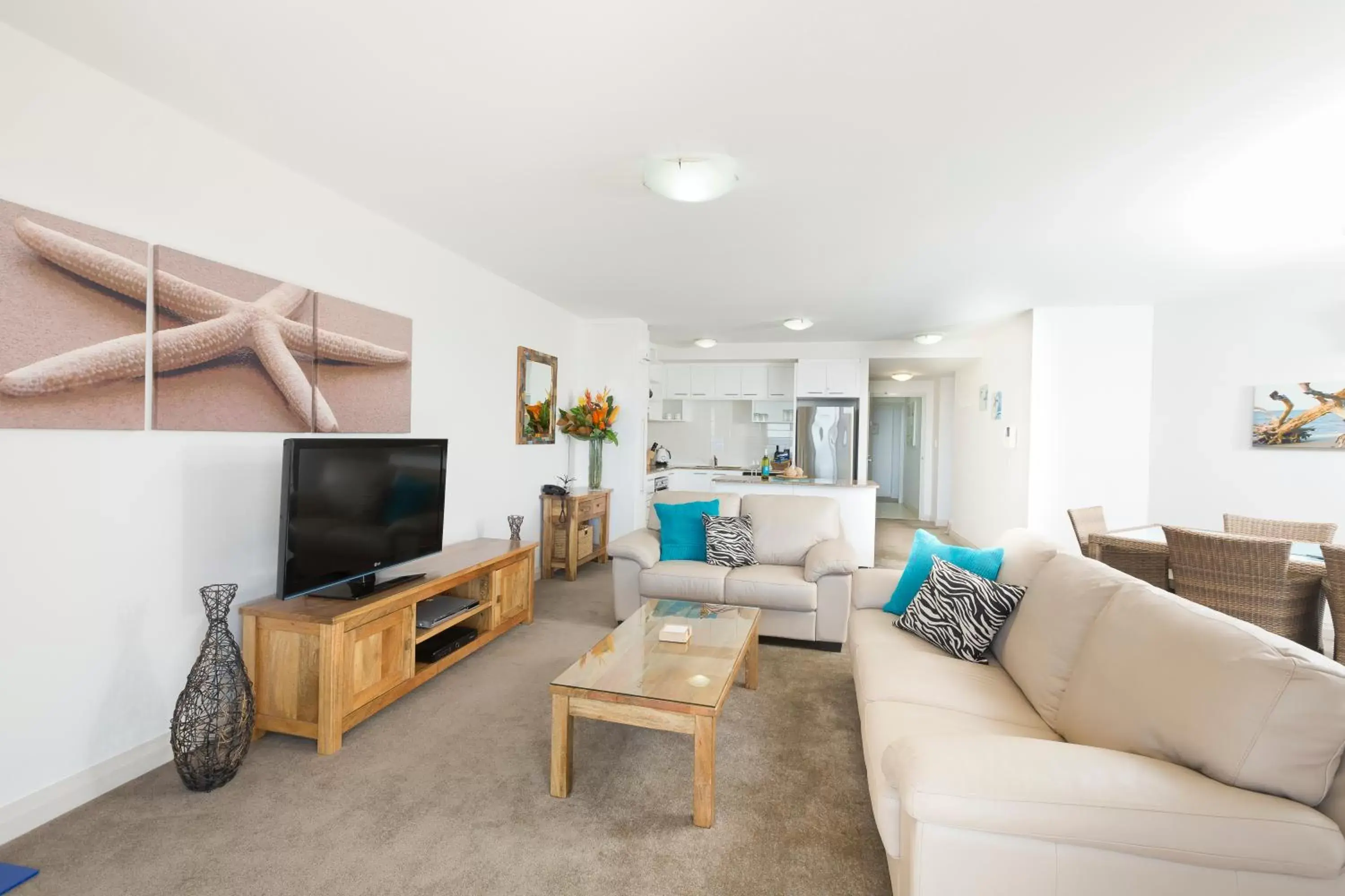 TV and multimedia, Seating Area in Sevan Apartments Forster