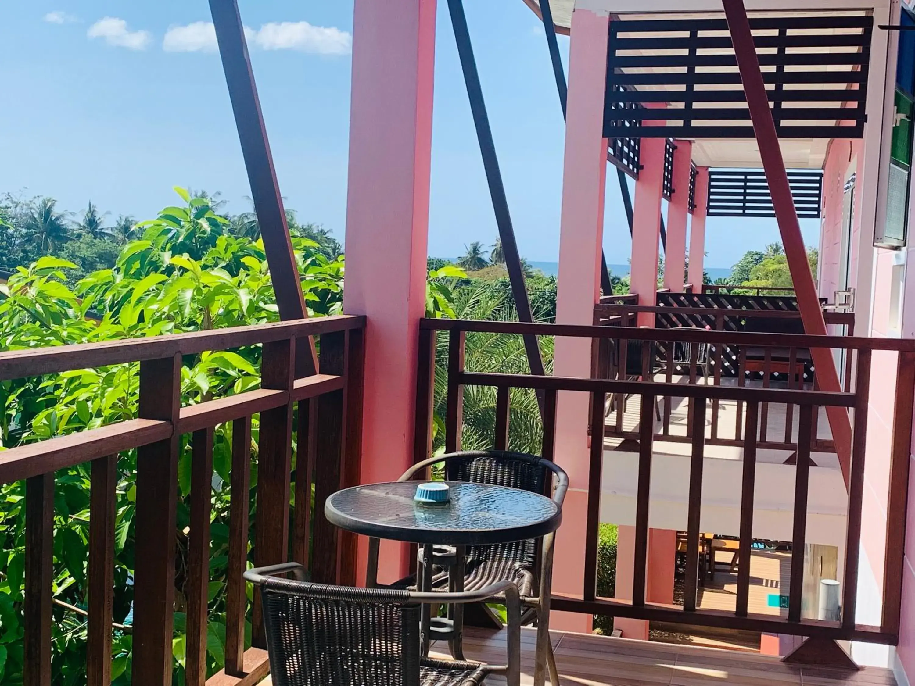 Balcony/Terrace in Pinky Bungalow Resort - SHA Extra Plus