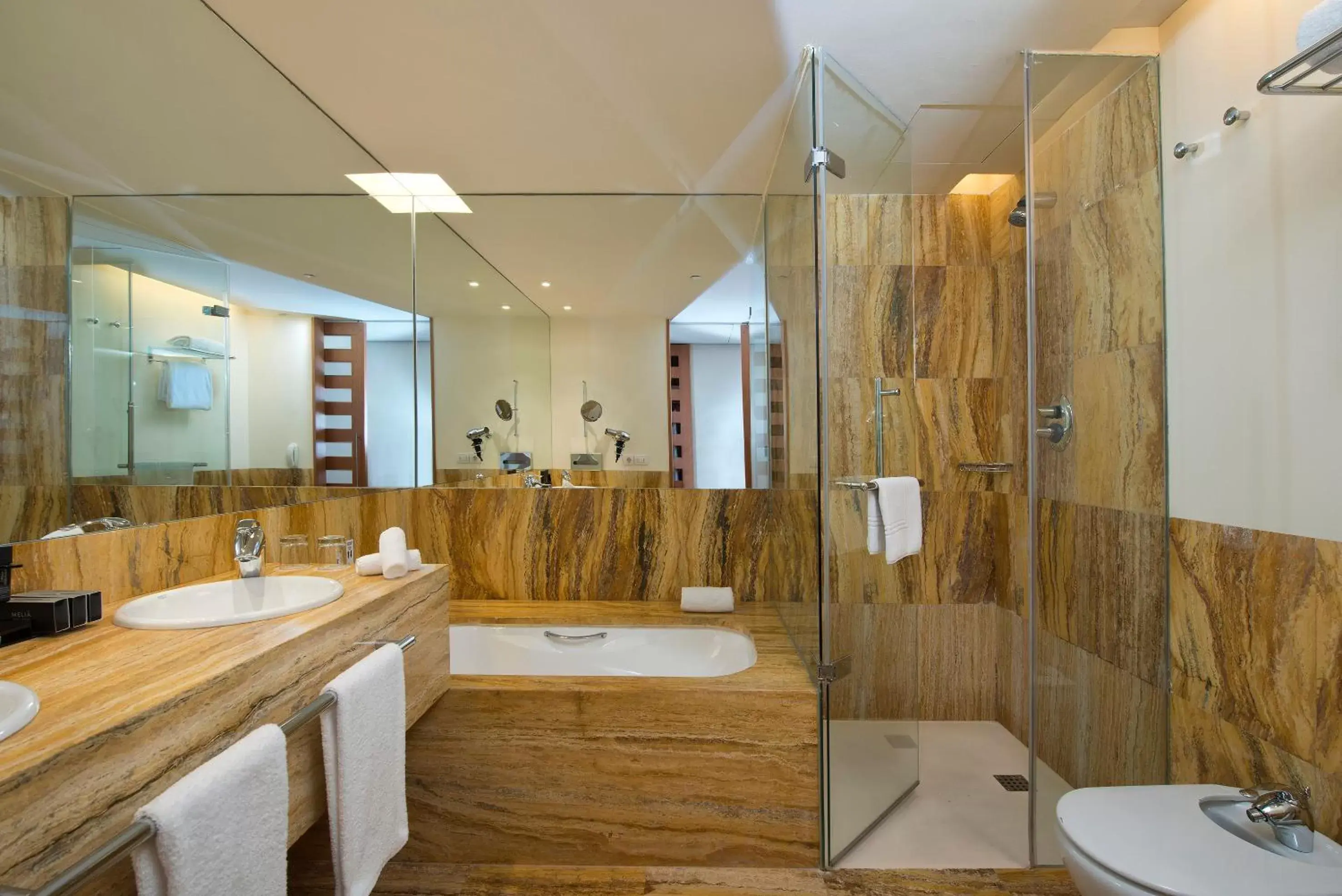 Shower, Bathroom in Hotel Melia Bilbao