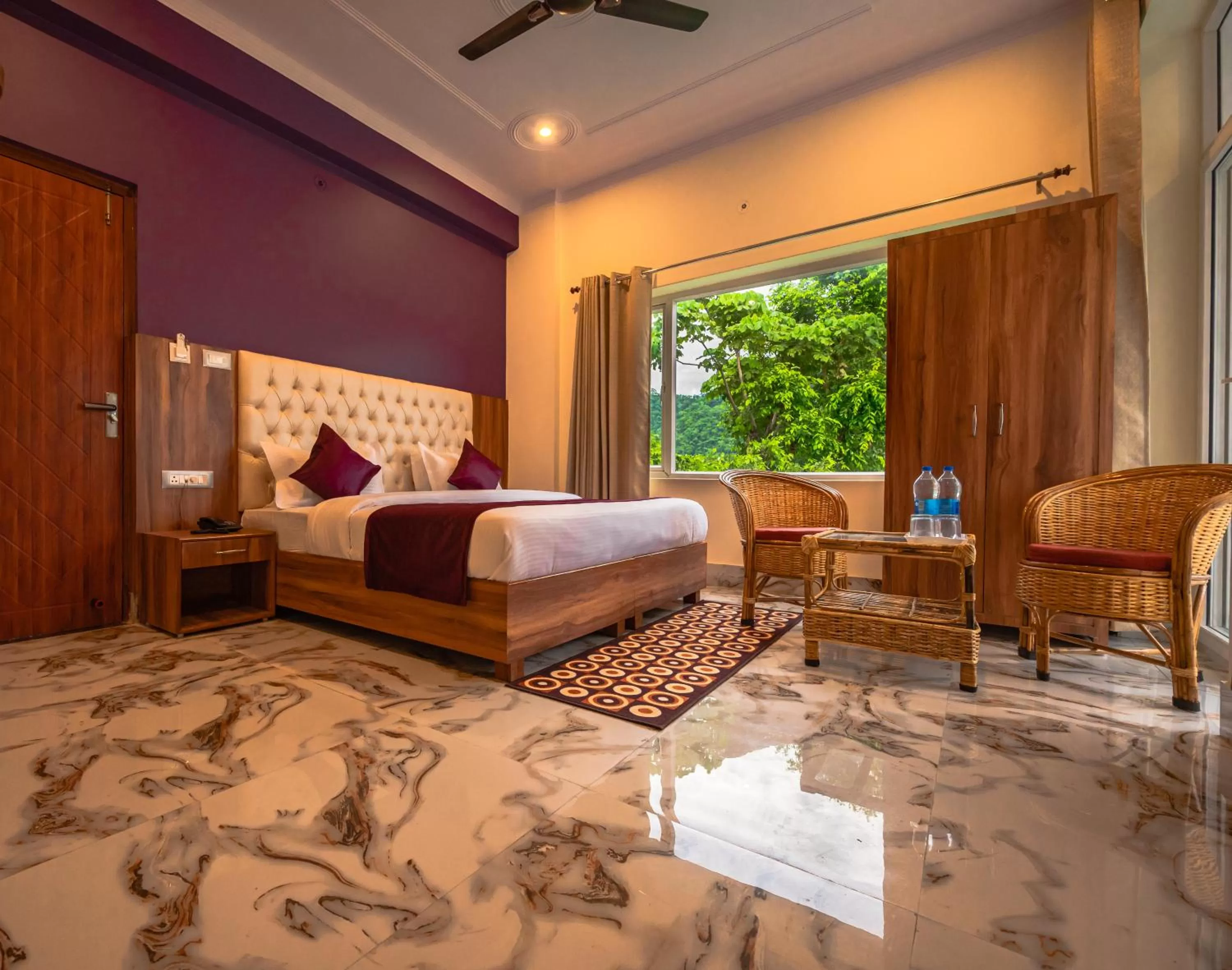 Bed in Hotel Rishikesh Grand by Kool Stays