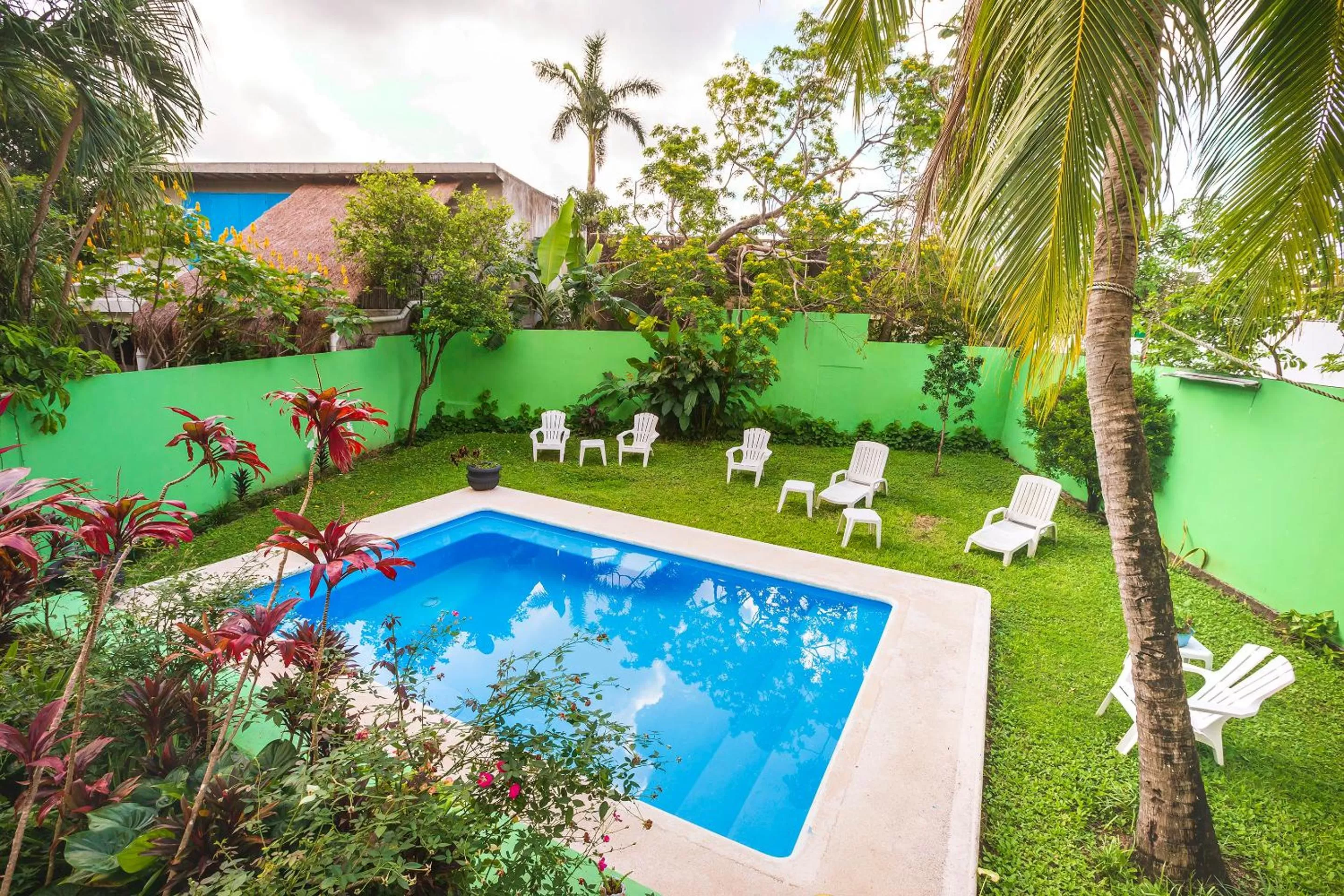 Garden, Pool View in Hotel Kiin Cozumel