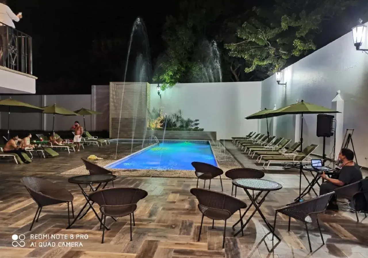 Swimming Pool in Hotel Las Puertas de Tepoztlan