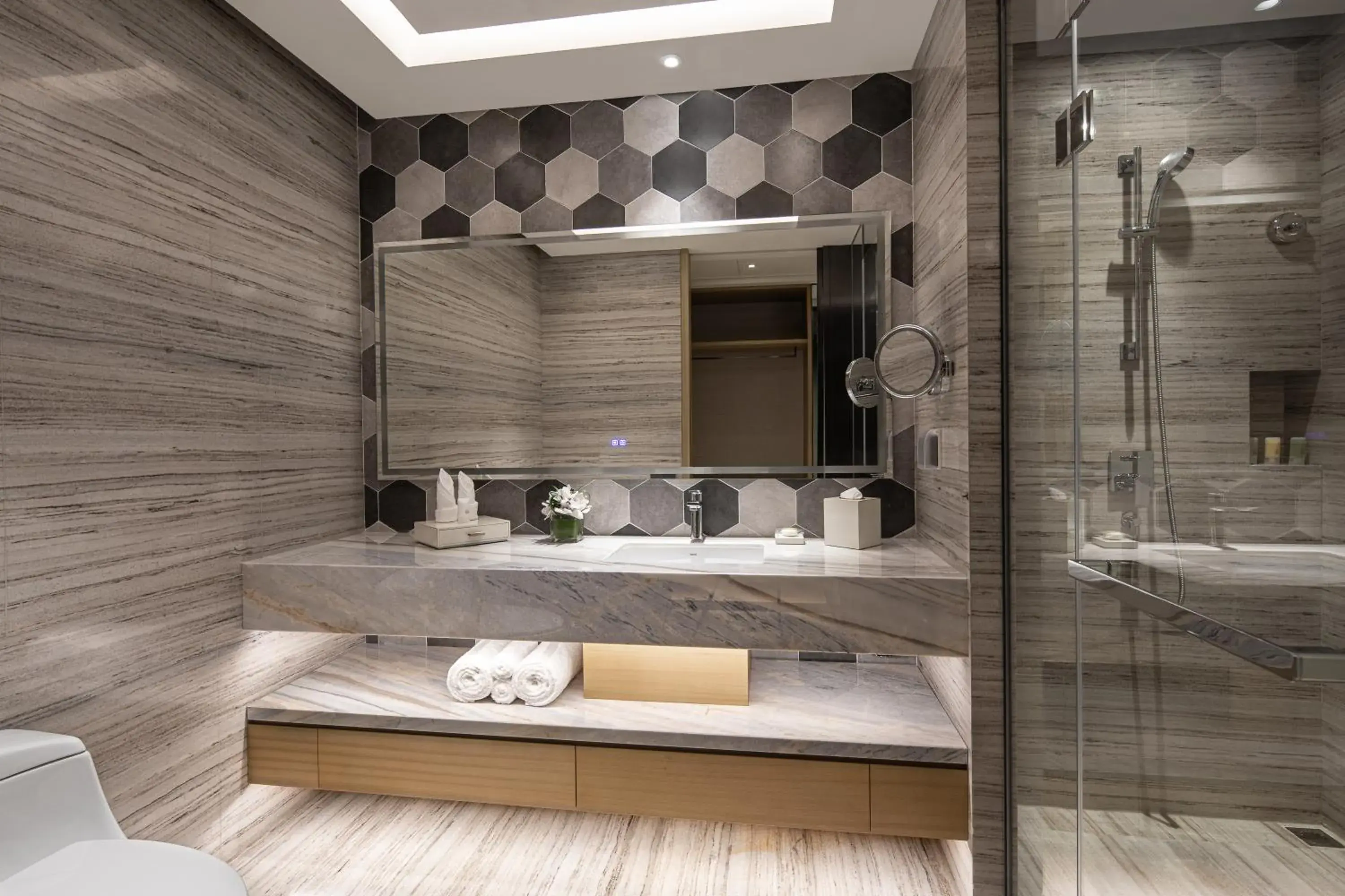 Bathroom in Wyndham Shanghai Pudong