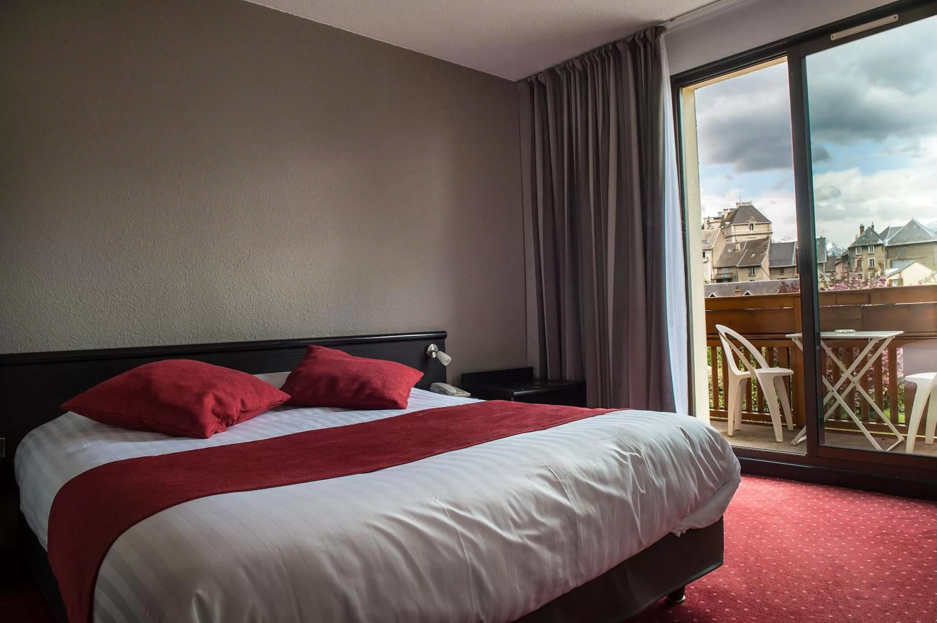 Balcony/Terrace, Bed in Logis Murtel