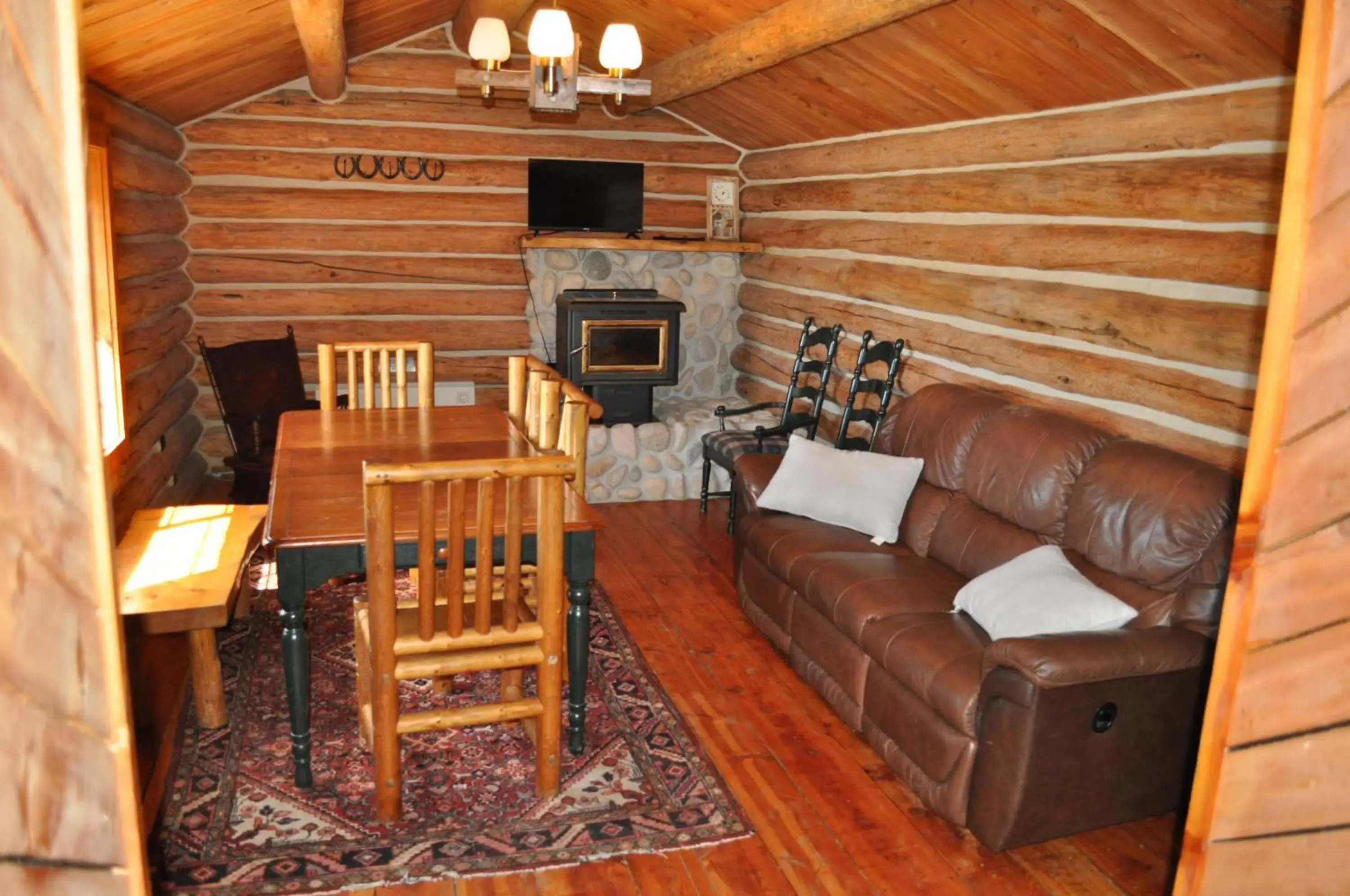 Living room, Seating Area in Crooked Creek Guest Ranch