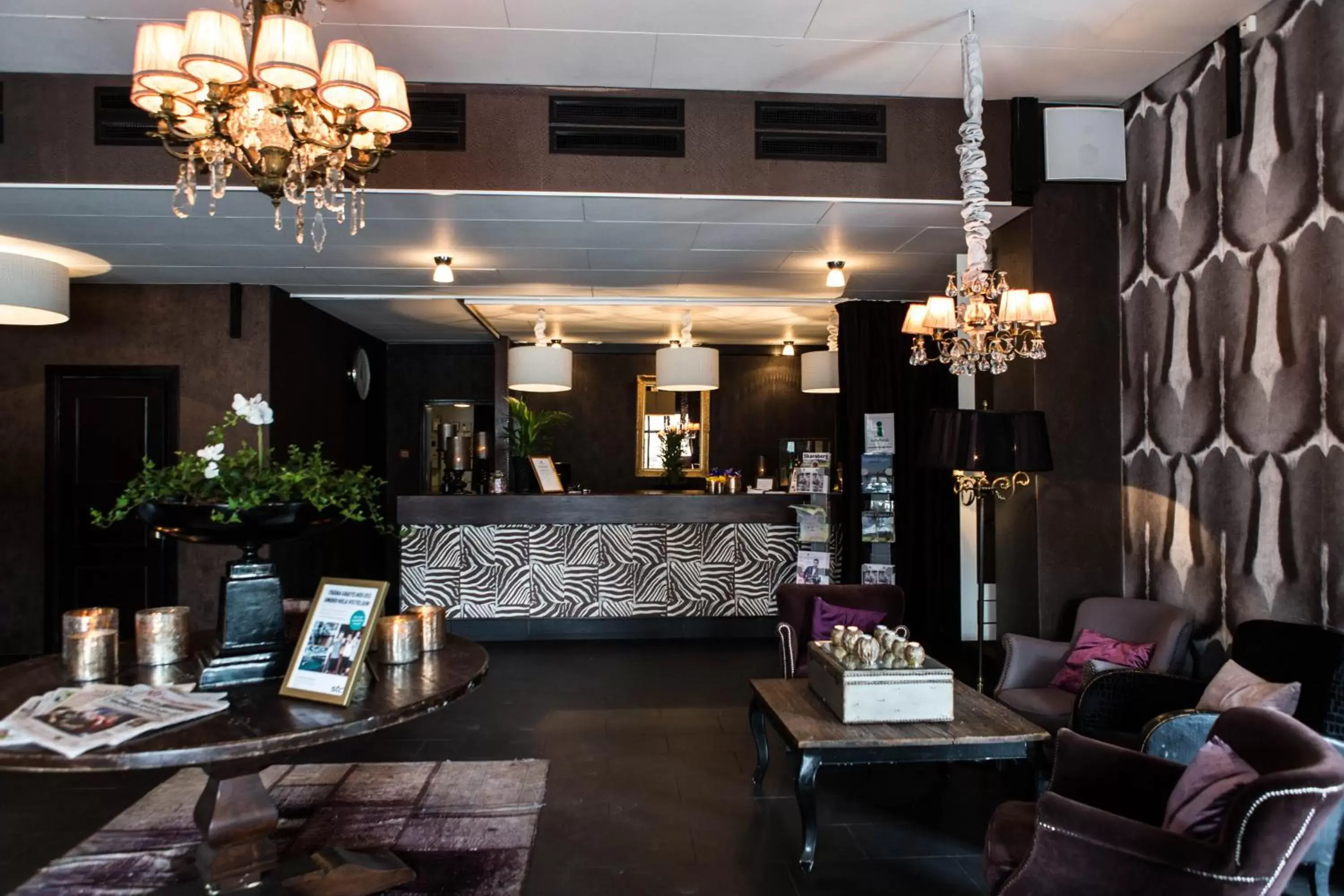 Lobby or reception in Stadshotellet Lidköping Lobby or reception in Stadshotellet Lidköping