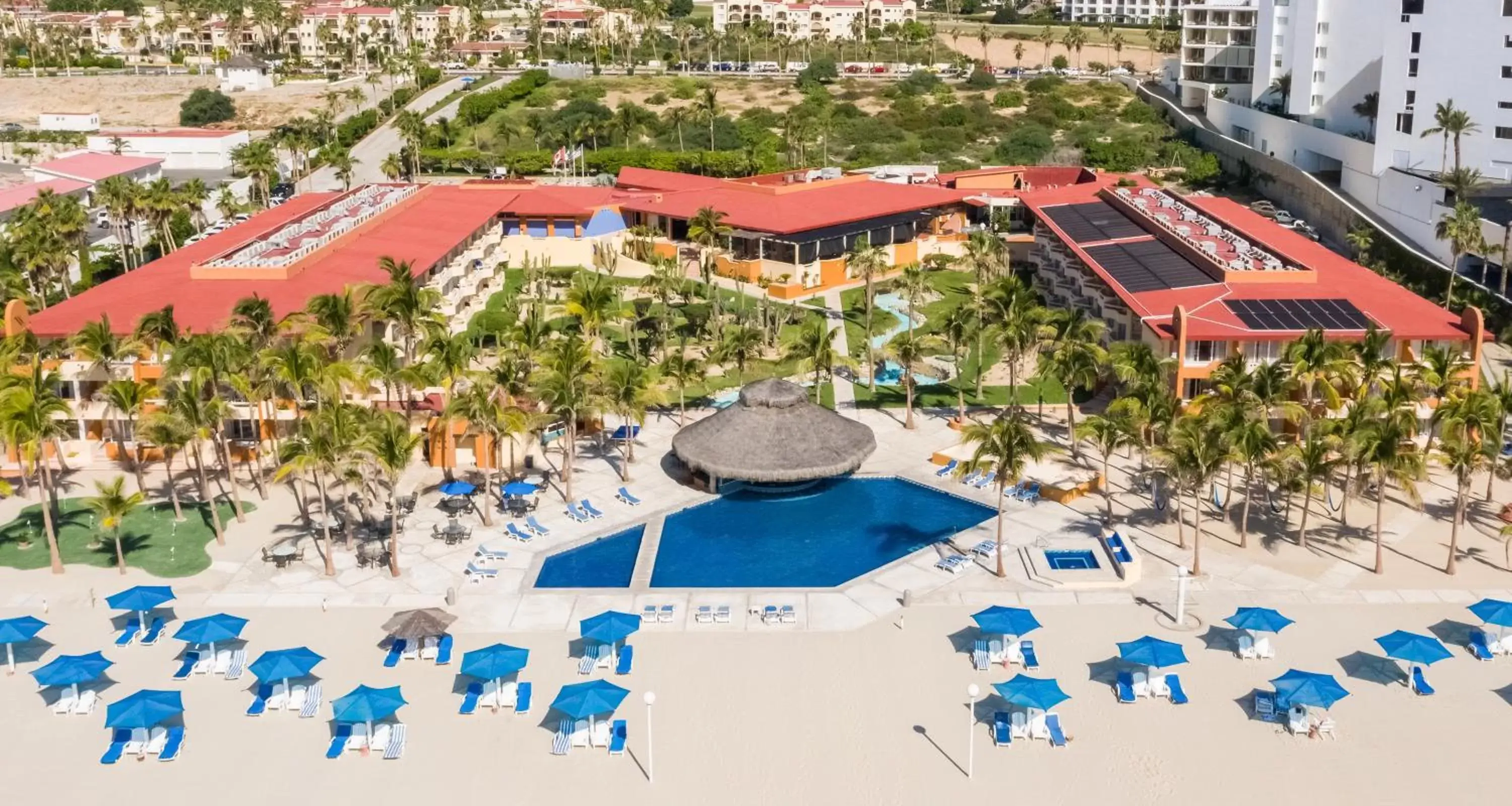 Property building, Bird's-eye View in Posada Real Los Cabos