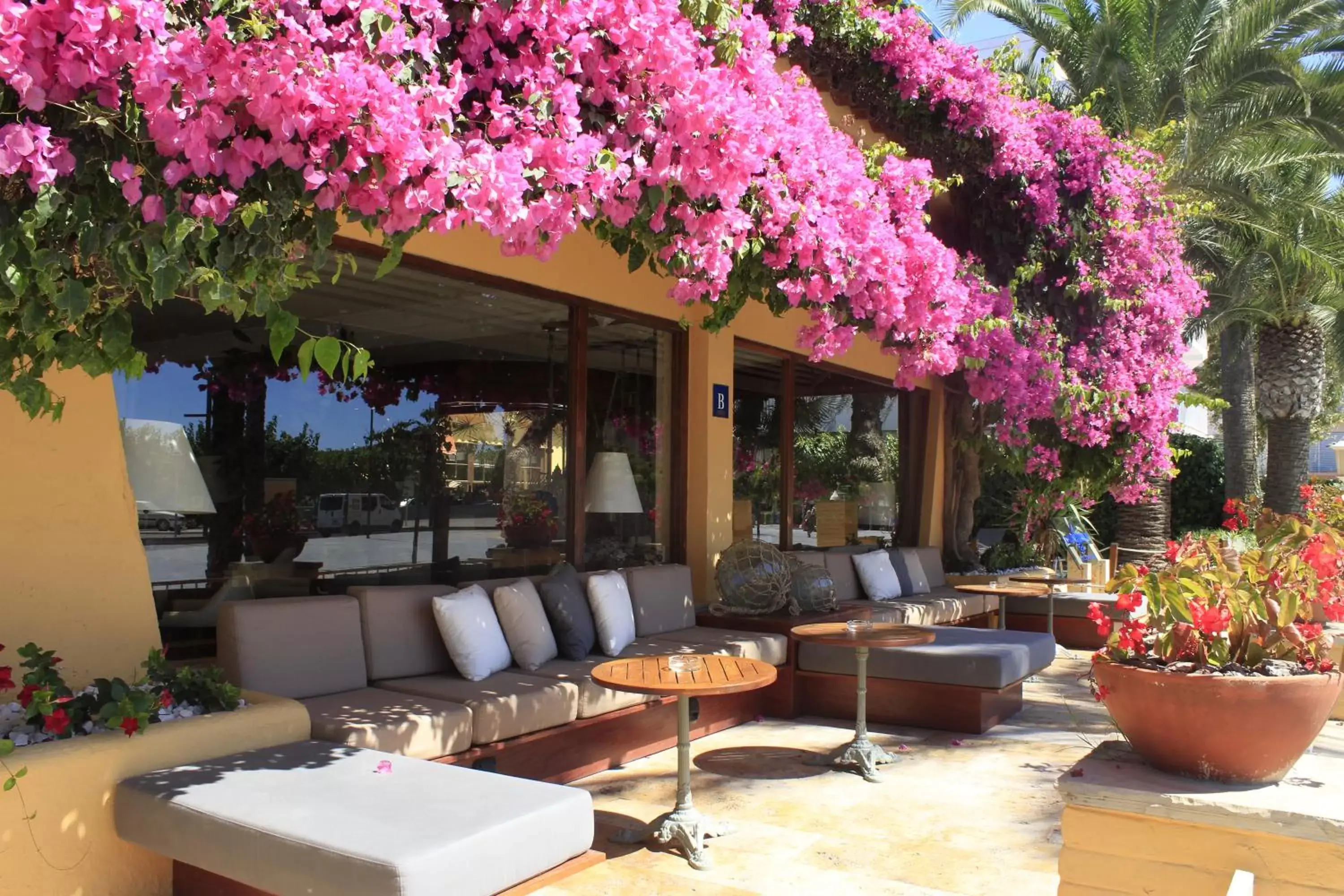 Balcony/Terrace in Hotel restaurant Ceferino