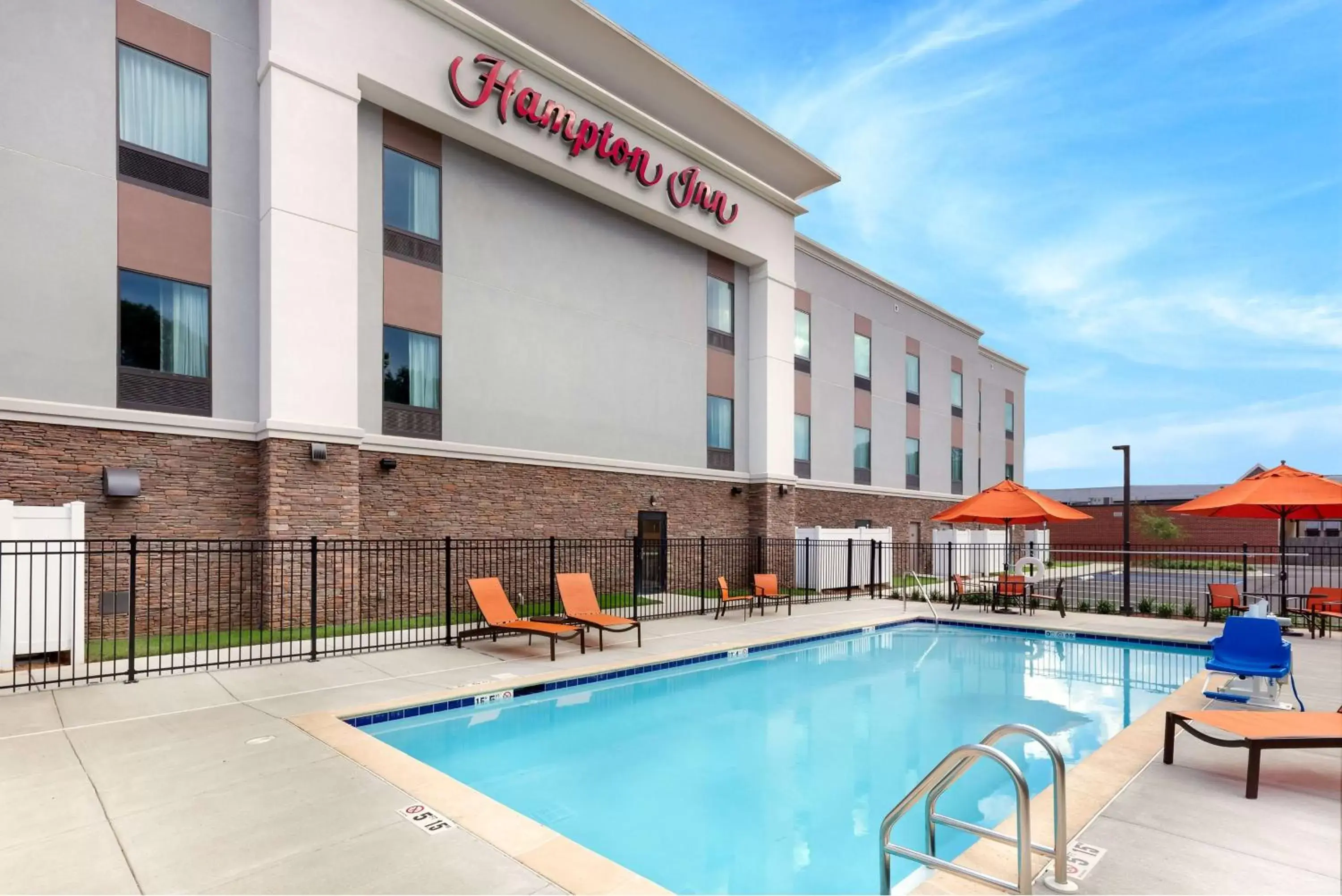 Pool view in Hampton Inn Wetumpka Pool view in Hampton Inn Wetumpka