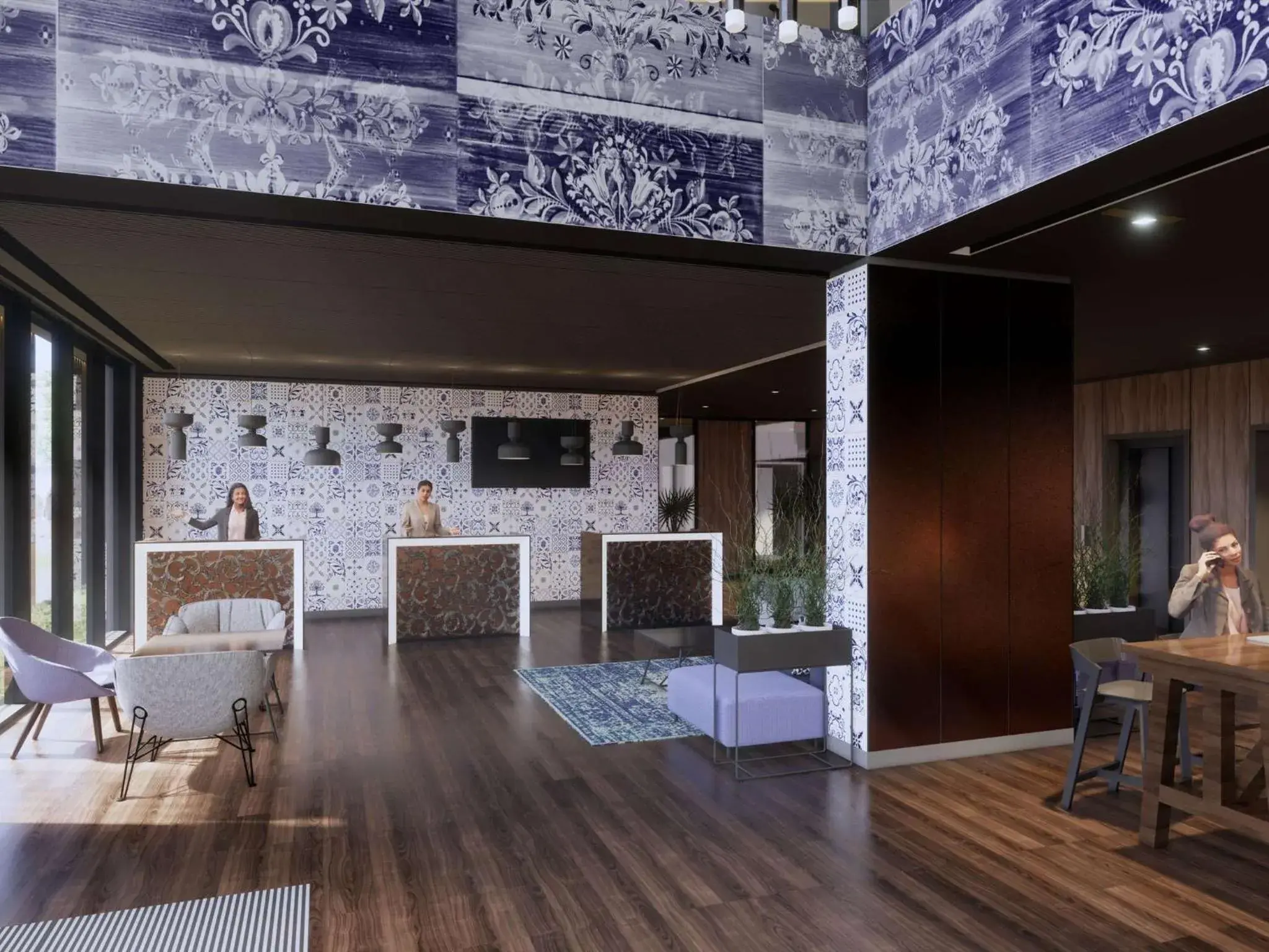 Lobby or reception in Ibis Styles Sibiu Arsenal Lobby or reception in Ibis Styles Sibiu Arsenal
