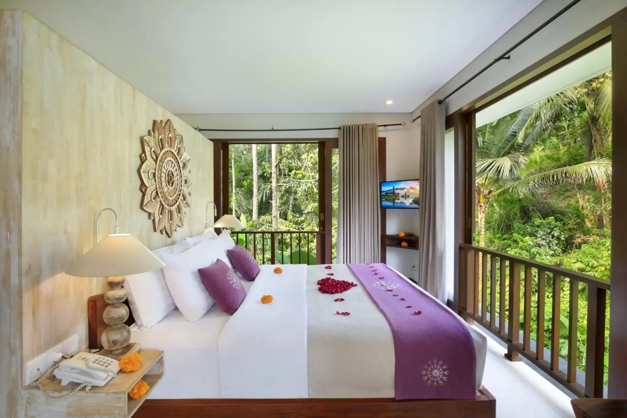 Bedroom in Dedary Resort Ubud by Ini Vie Hospitality