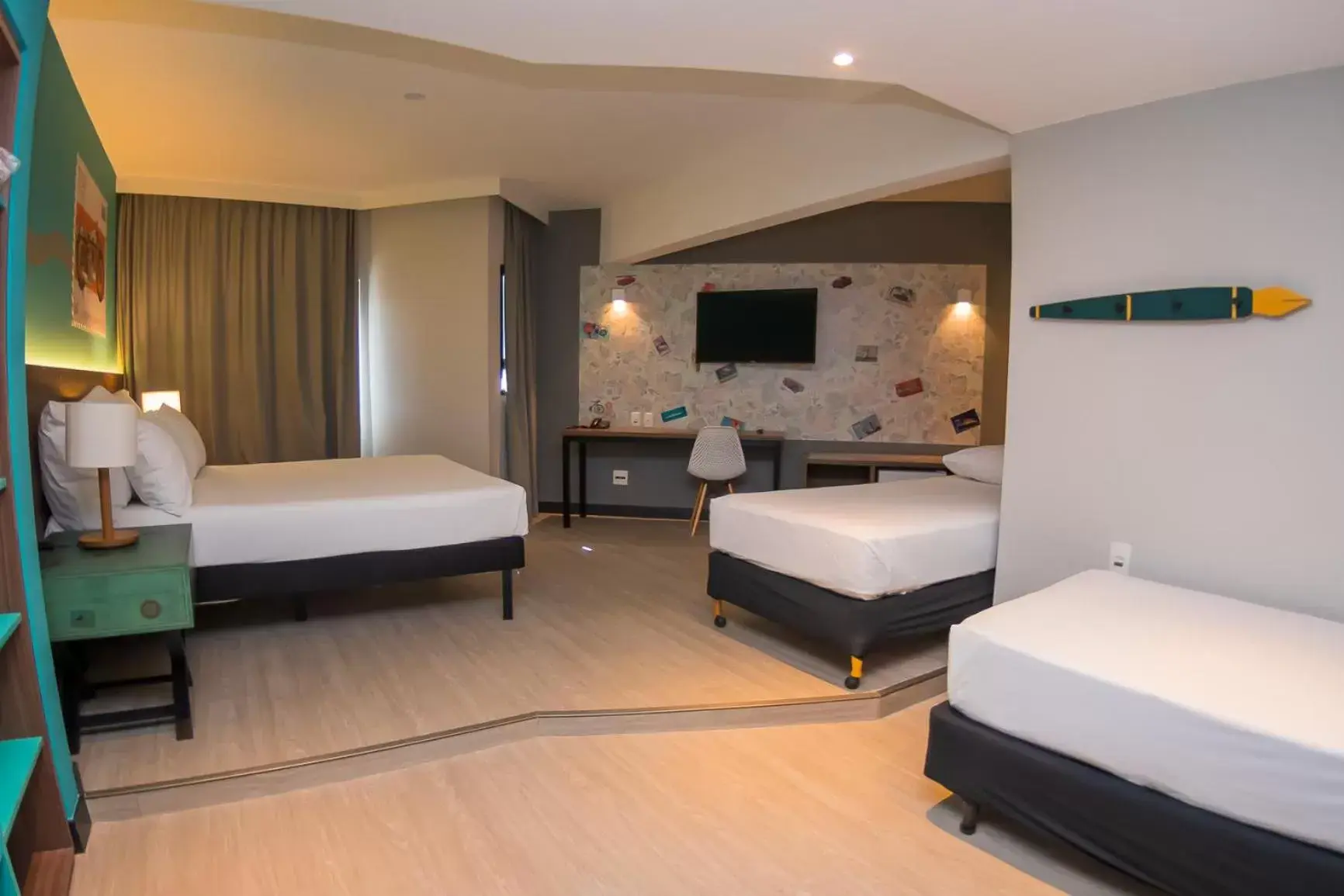 Photo of the whole room, Bed in ibis Styles Sorocaba Santa Rosalia