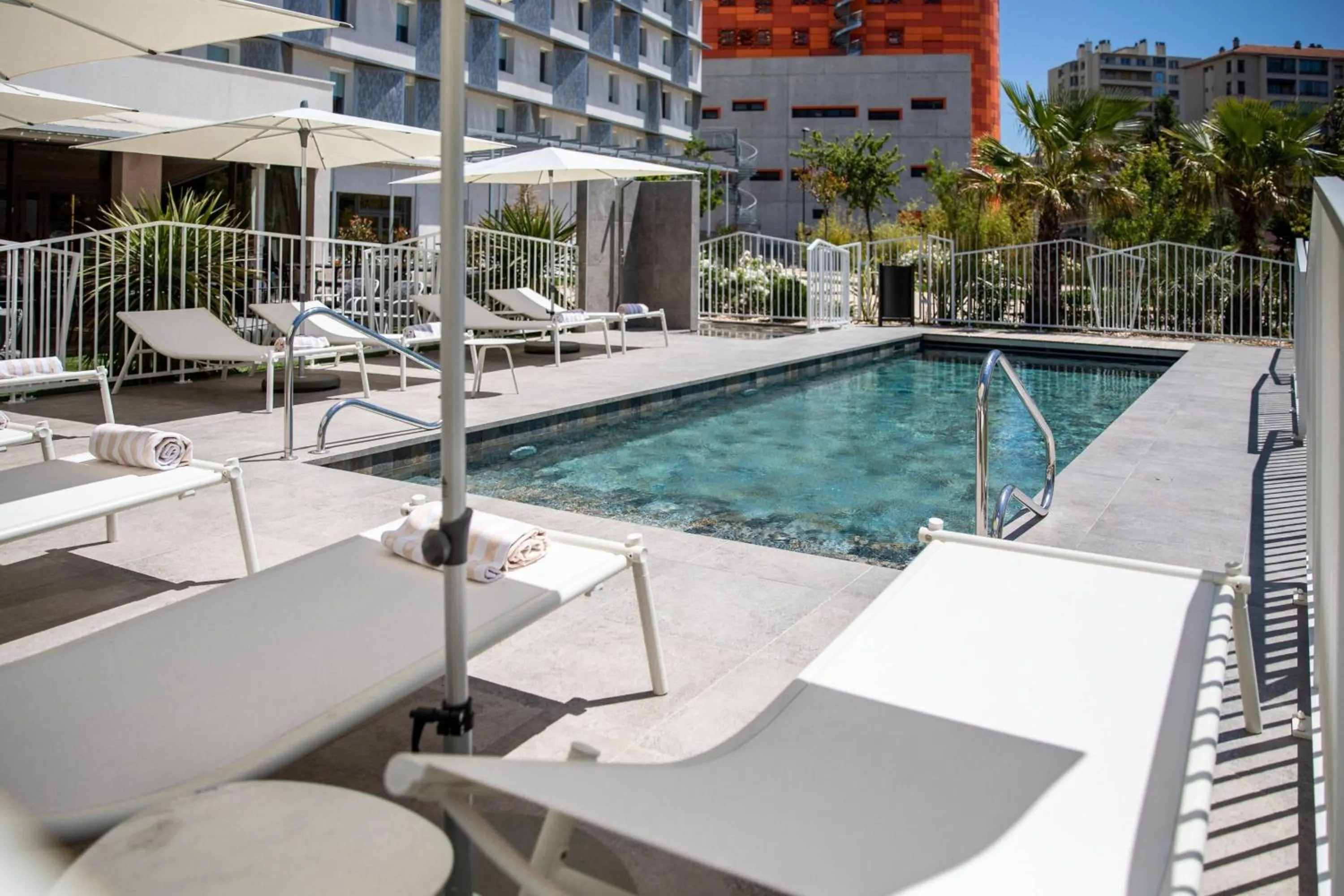 Swimming pool in AC Hotel by Marriott Marseille Prado Vélodrome