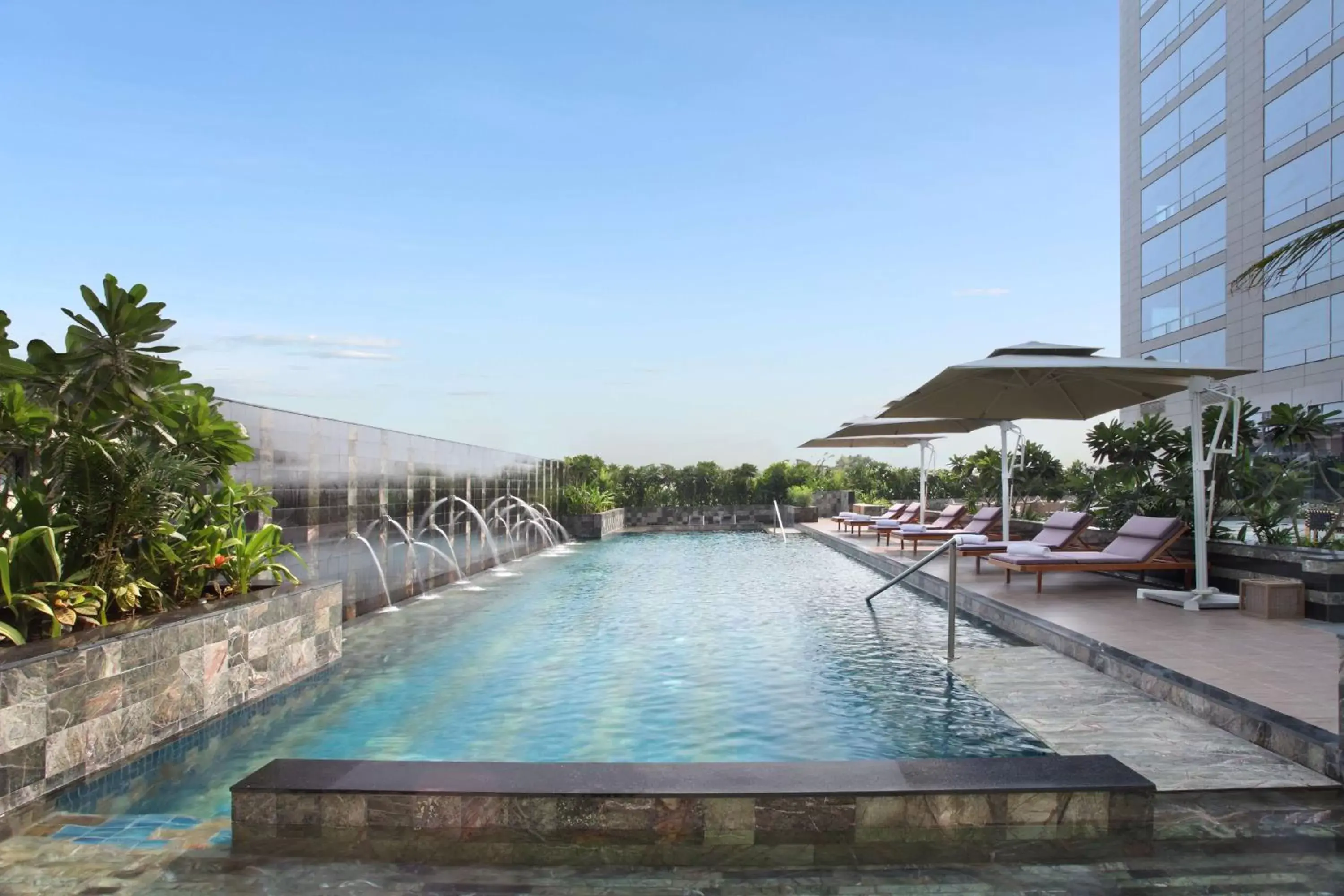 Swimming Pool in Hyatt Regency Ahmedabad