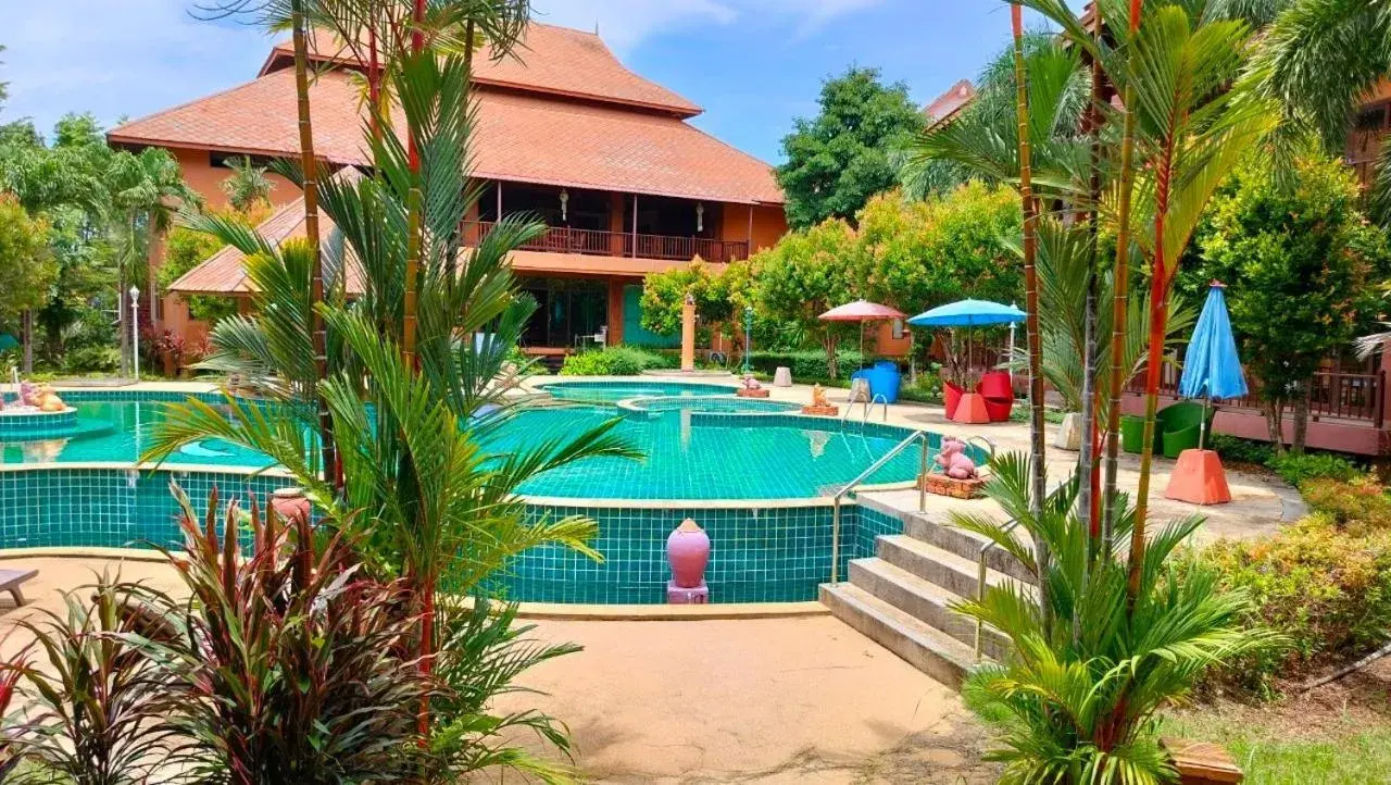 Pool view, Swimming Pool in Andamanee Boutique Resort Aonang Krabi - SHA Extra Plus