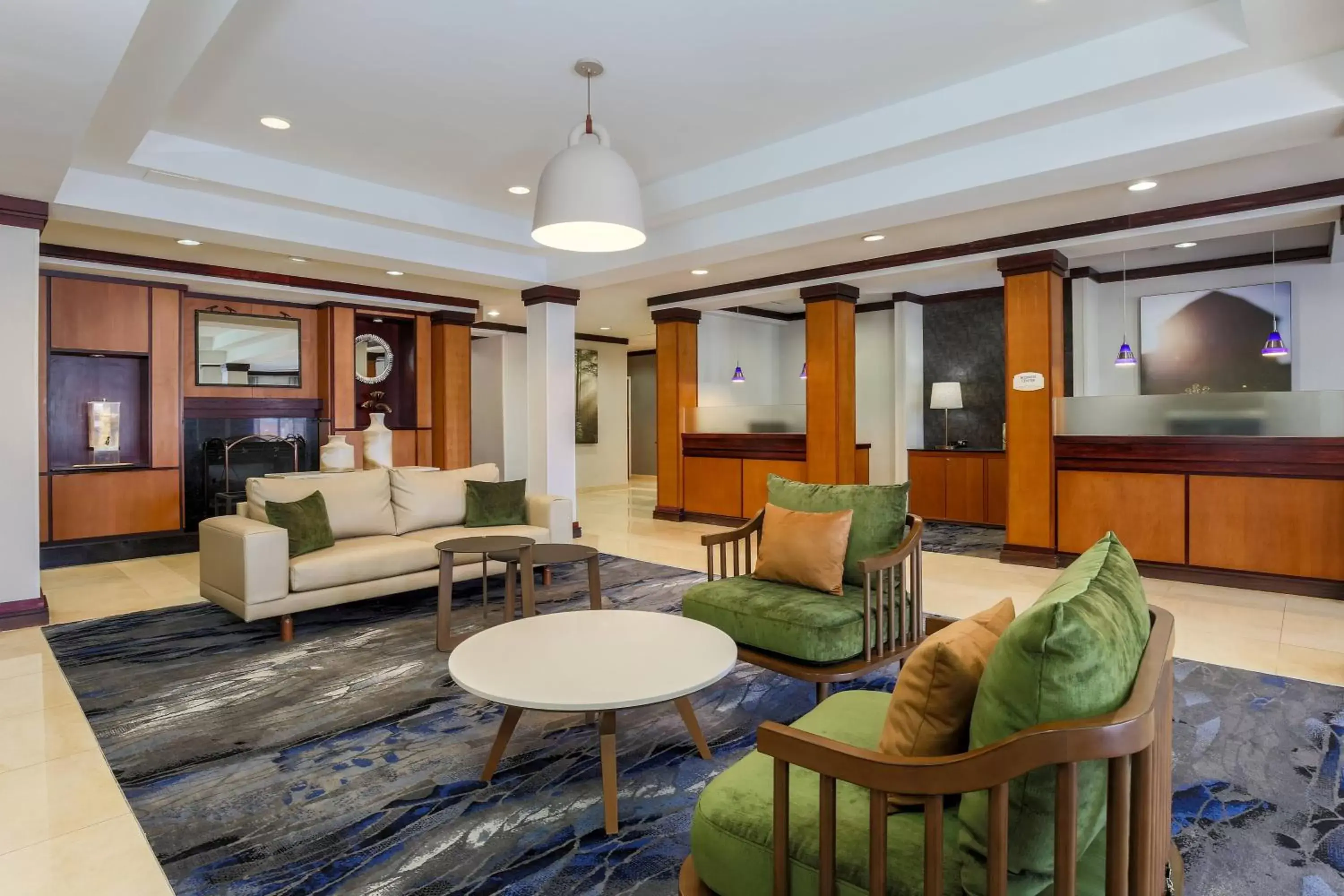 Lobby or reception, Seating Area in Fairfield Inn & Suites by Marriott Mahwah