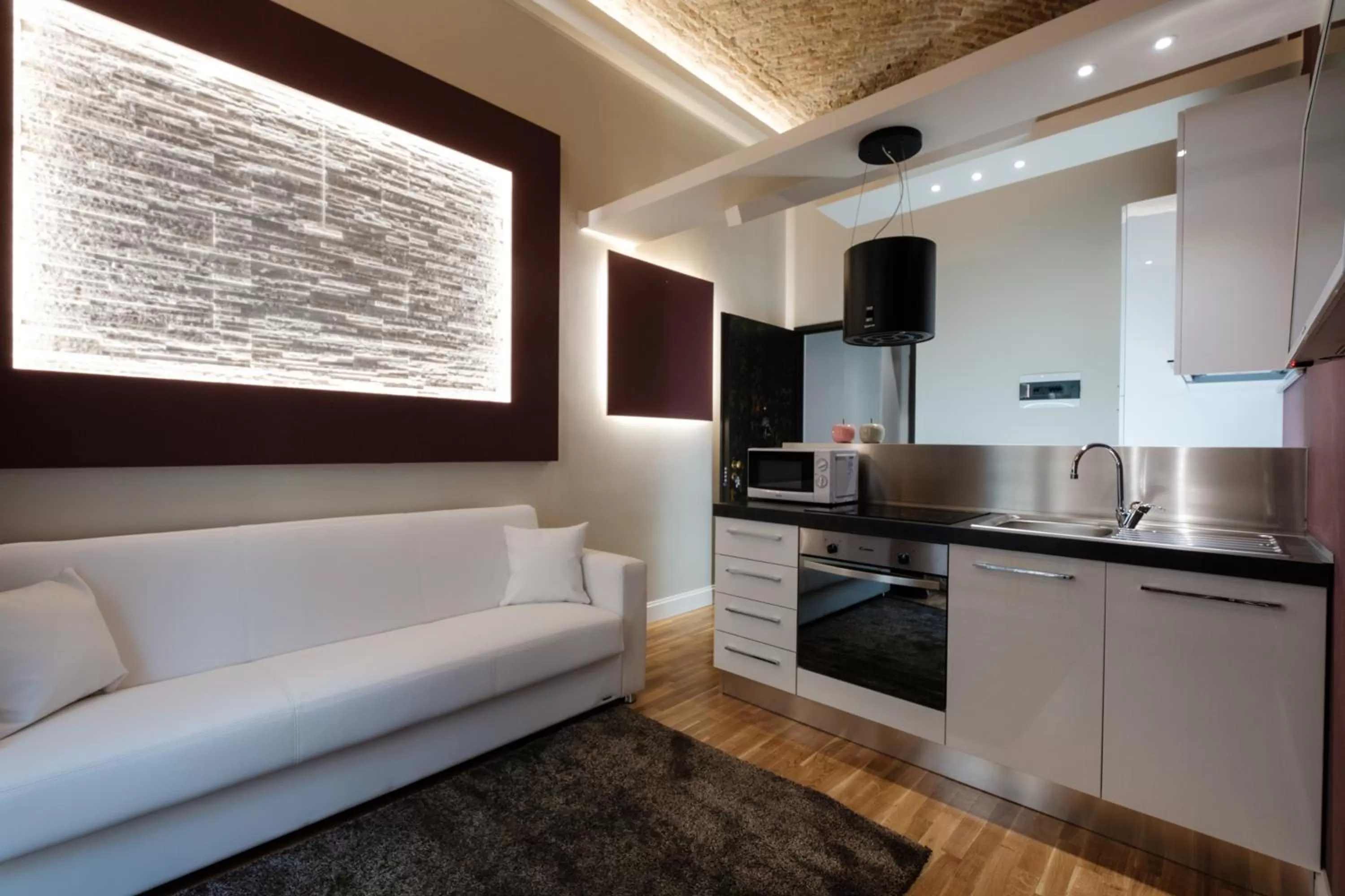 Kitchen or kitchenette in Apart Hotel Torino