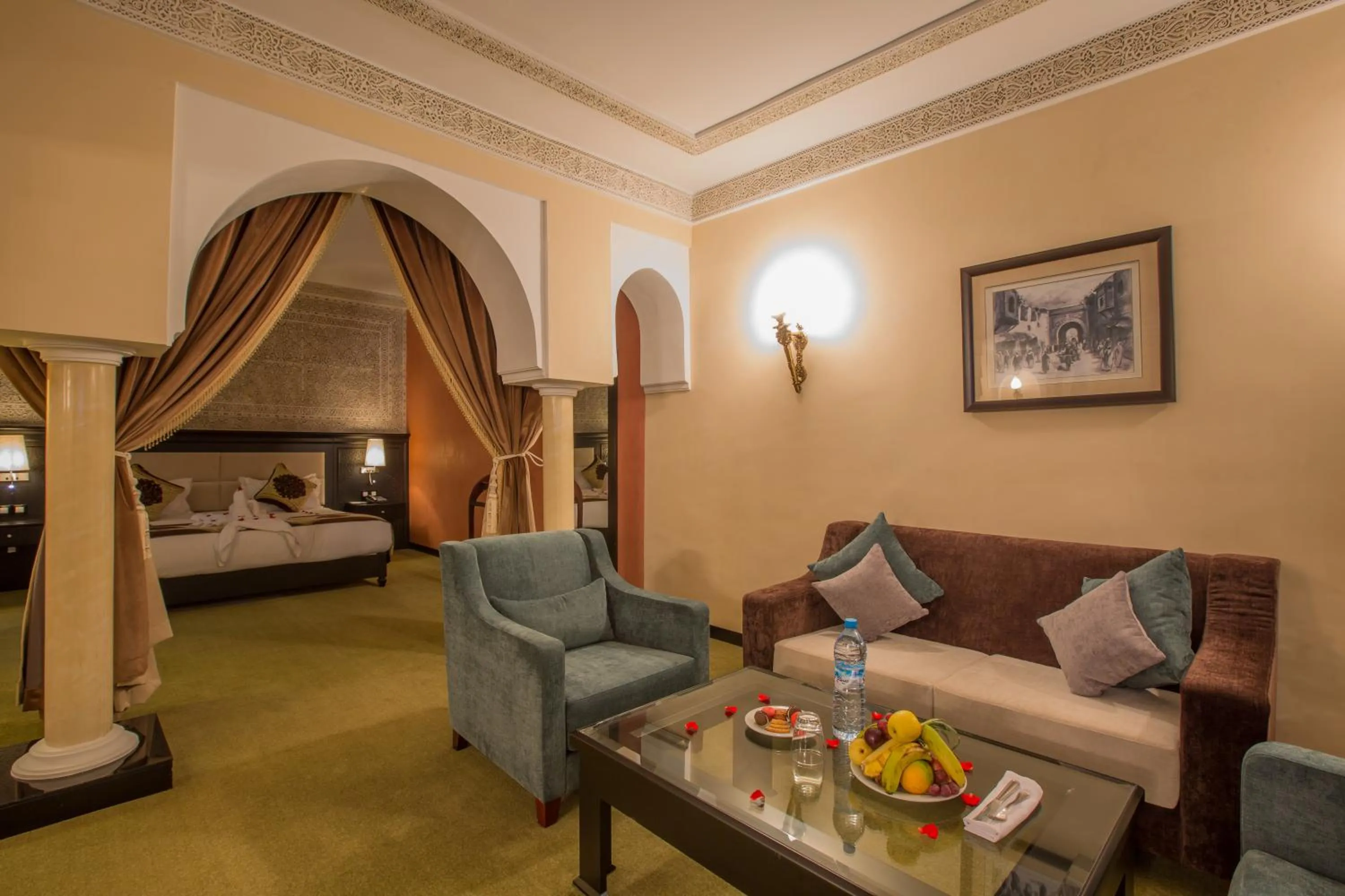 Photo of the whole room, Bed in Ennakhil Marrakech Hotel & SPA