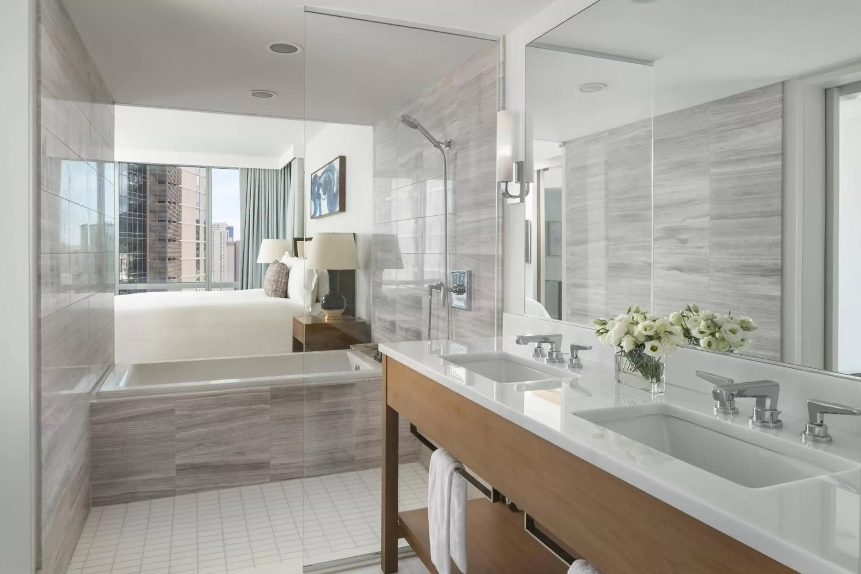 Photo of the whole room, Bathroom in The Ritz-Carlton Residences, Waikiki Beach Hotel